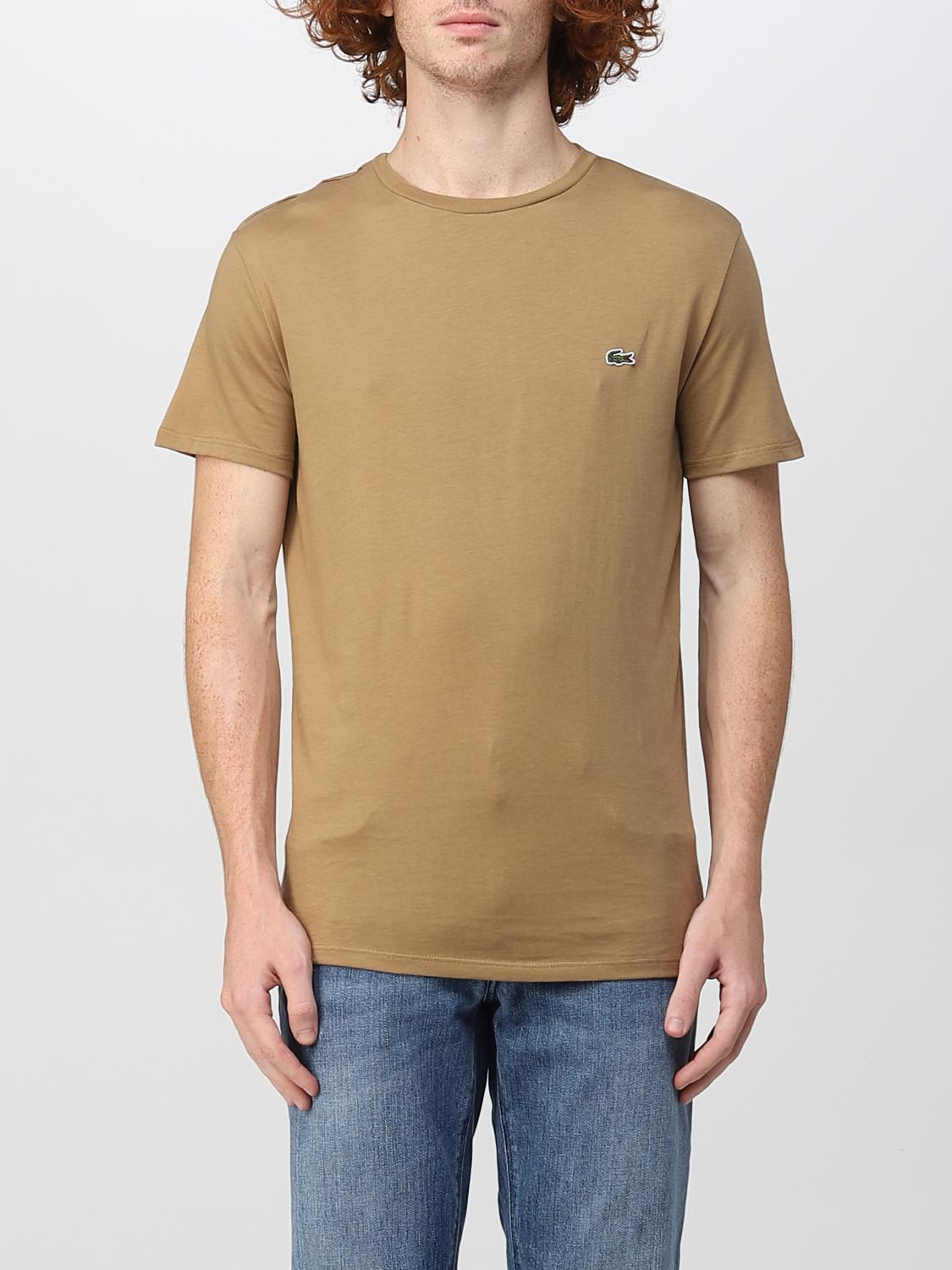 LACOSTE ФУТБОЛКА: Футболка Мужское Lacoste, Коричневый - Img 1