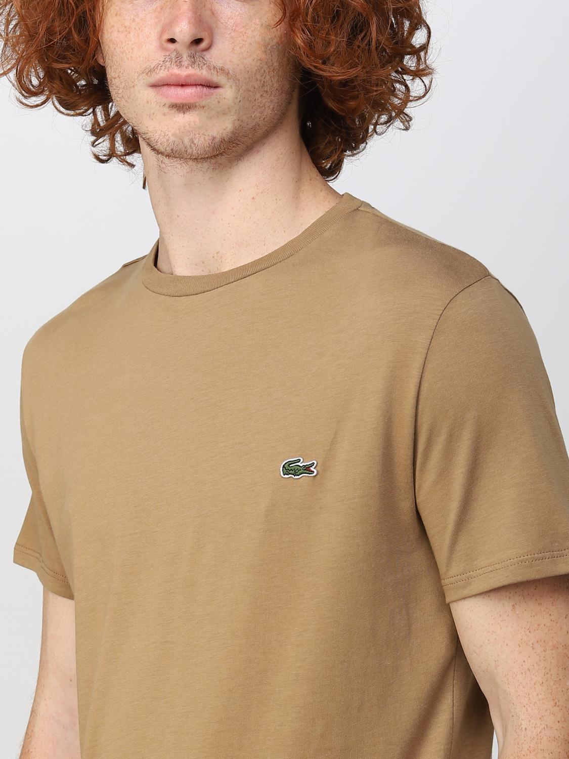 LACOSTE ФУТБОЛКА: Футболка Мужское Lacoste, Коричневый - Img 3
