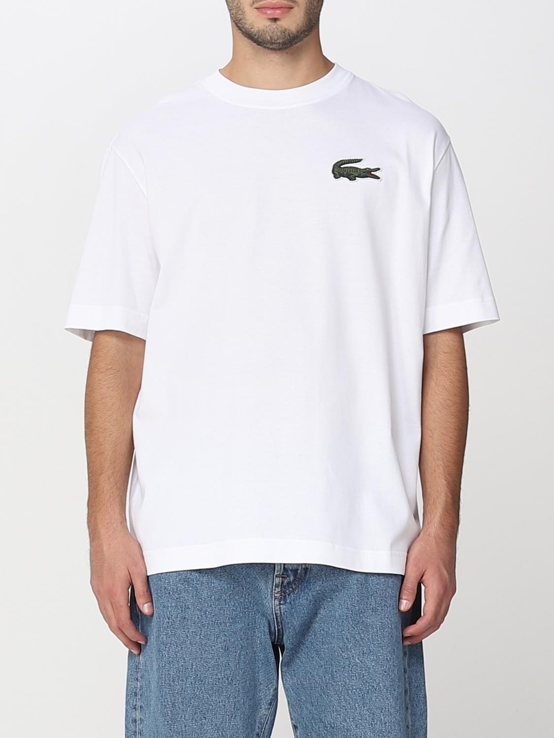 LACOSTE T-SHIRT: T-shirt men Lacoste, White - Img 1