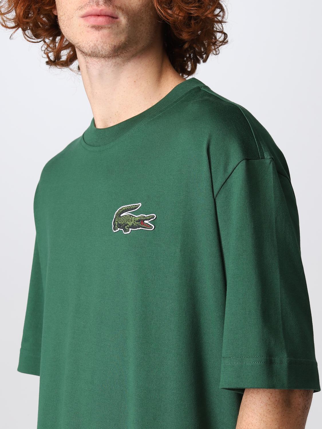 LACOSTE T-SHIRT: T-shirt men Lacoste, Green - Img 3