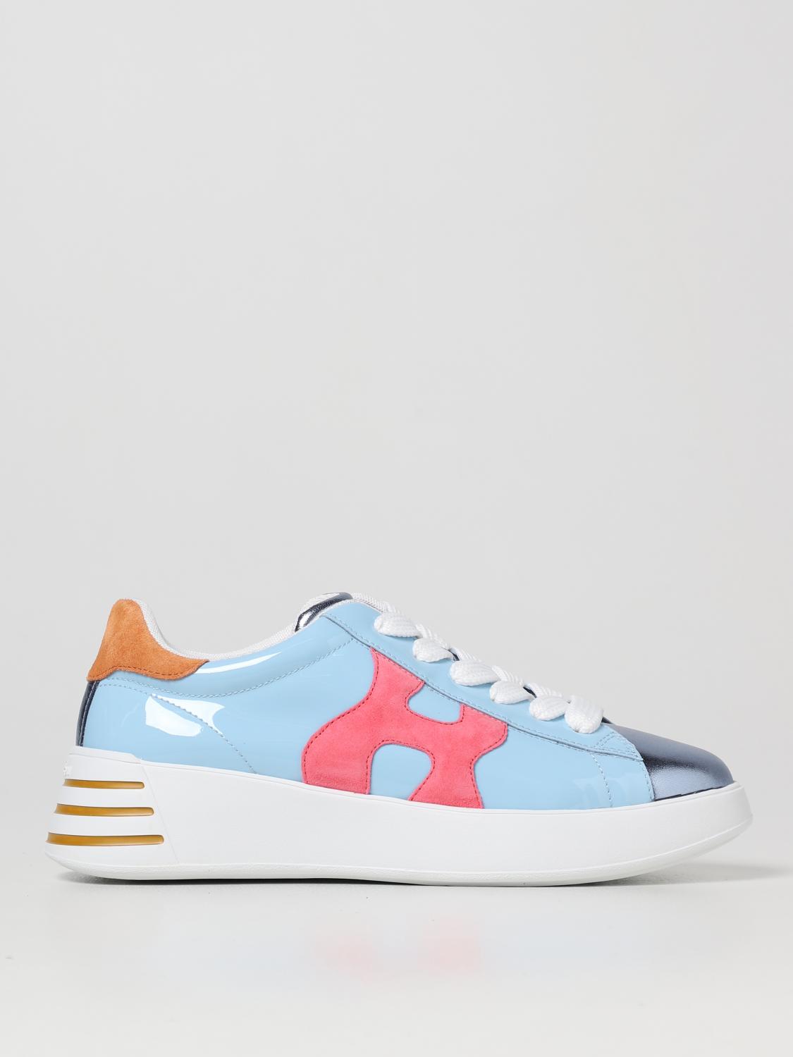 スニーカー HOGAN Woman Sneakers Gnawed Blue HXW5620DN61N1M 0ZB0 HOGAN: Shoes women - Gnawed Blue | Hogan sneakers