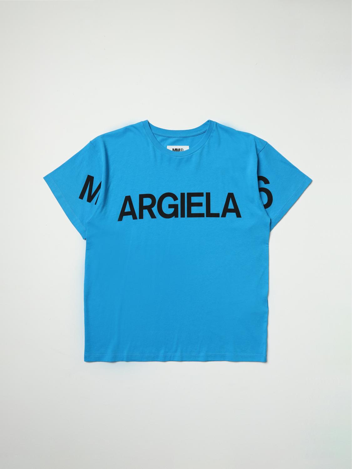 MM6 MAISON MARGIELA T-SHIRT: T-shirt kids Mm6 Maison Margiela, Blue - Img 1