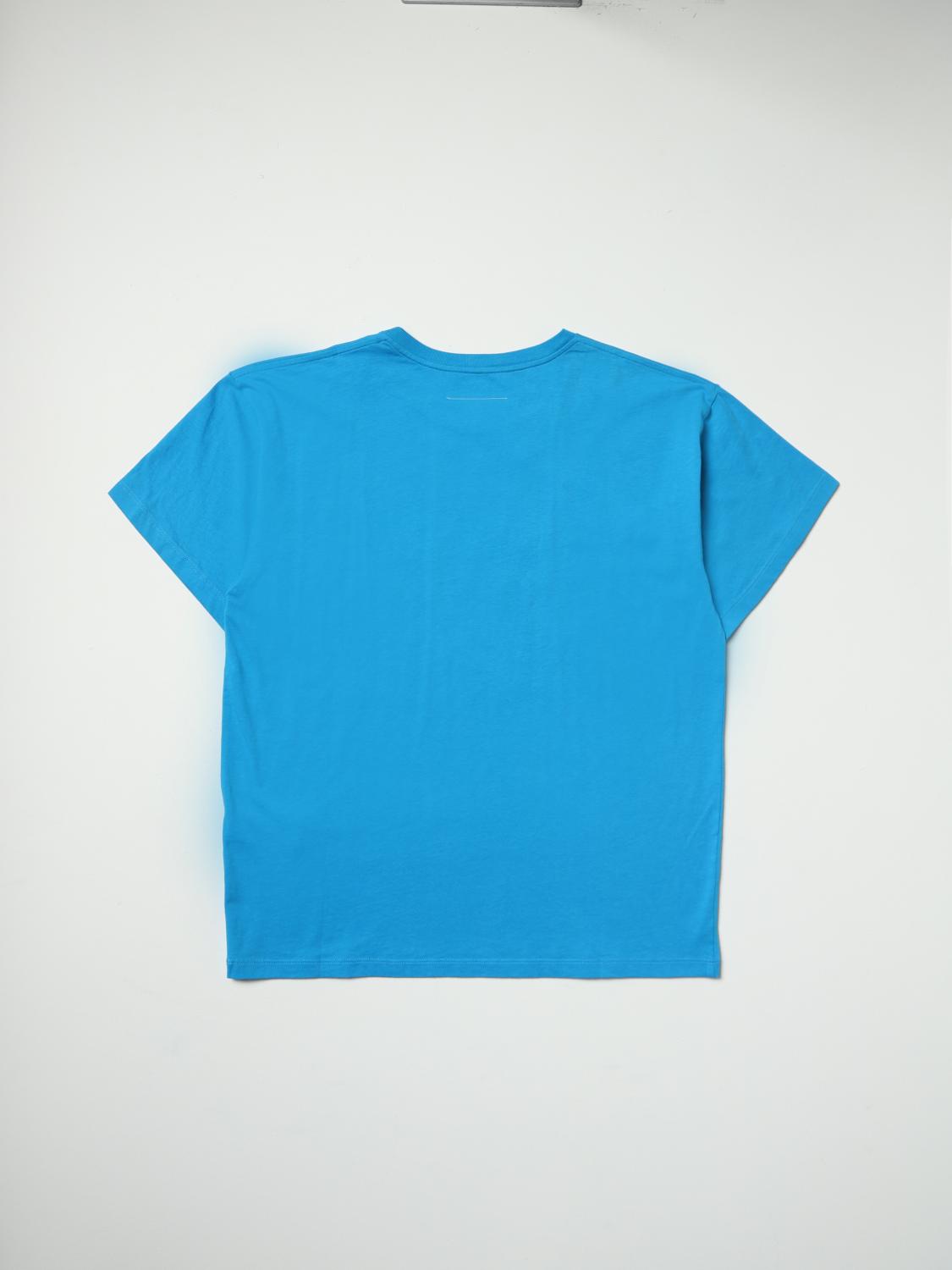 MM6 MAISON MARGIELA T-SHIRT: T-shirt kids Mm6 Maison Margiela, Blue - Img 2