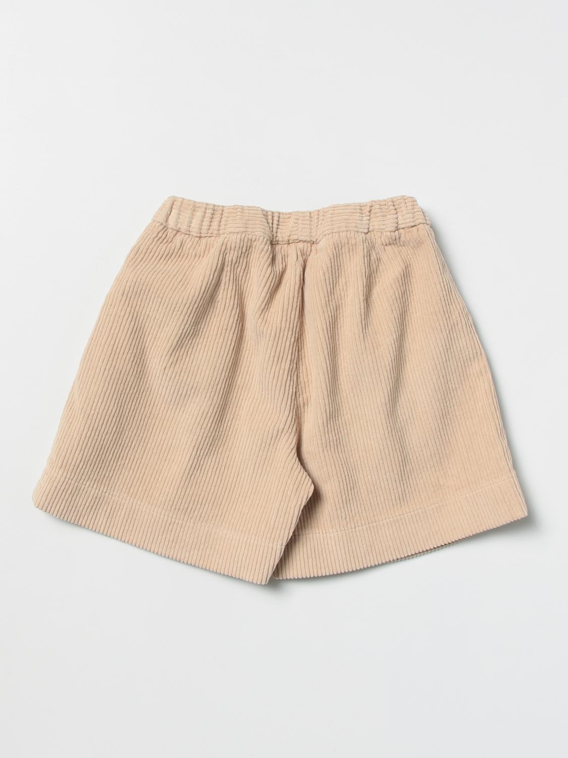 IL GUFO SHORTS: Short kids Il Gufo, Beige - Img 2