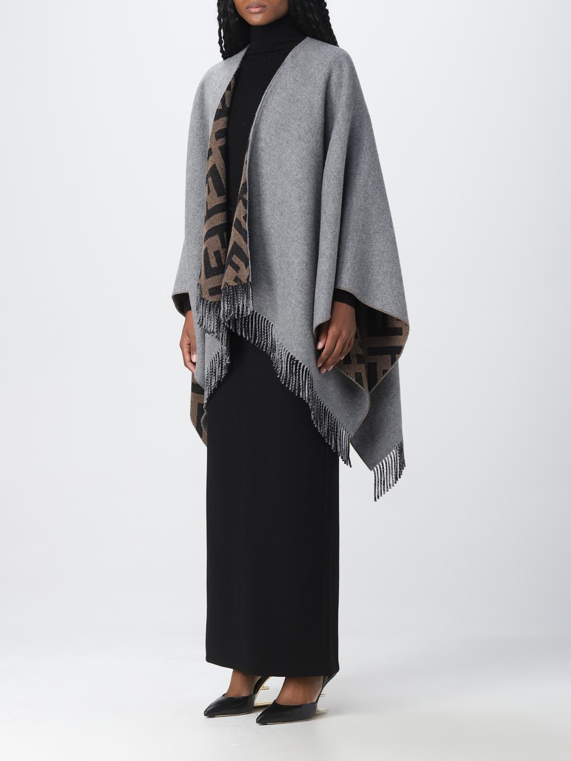 FENDI CLOAK: Cloak women Fendi, Grey - Img 4