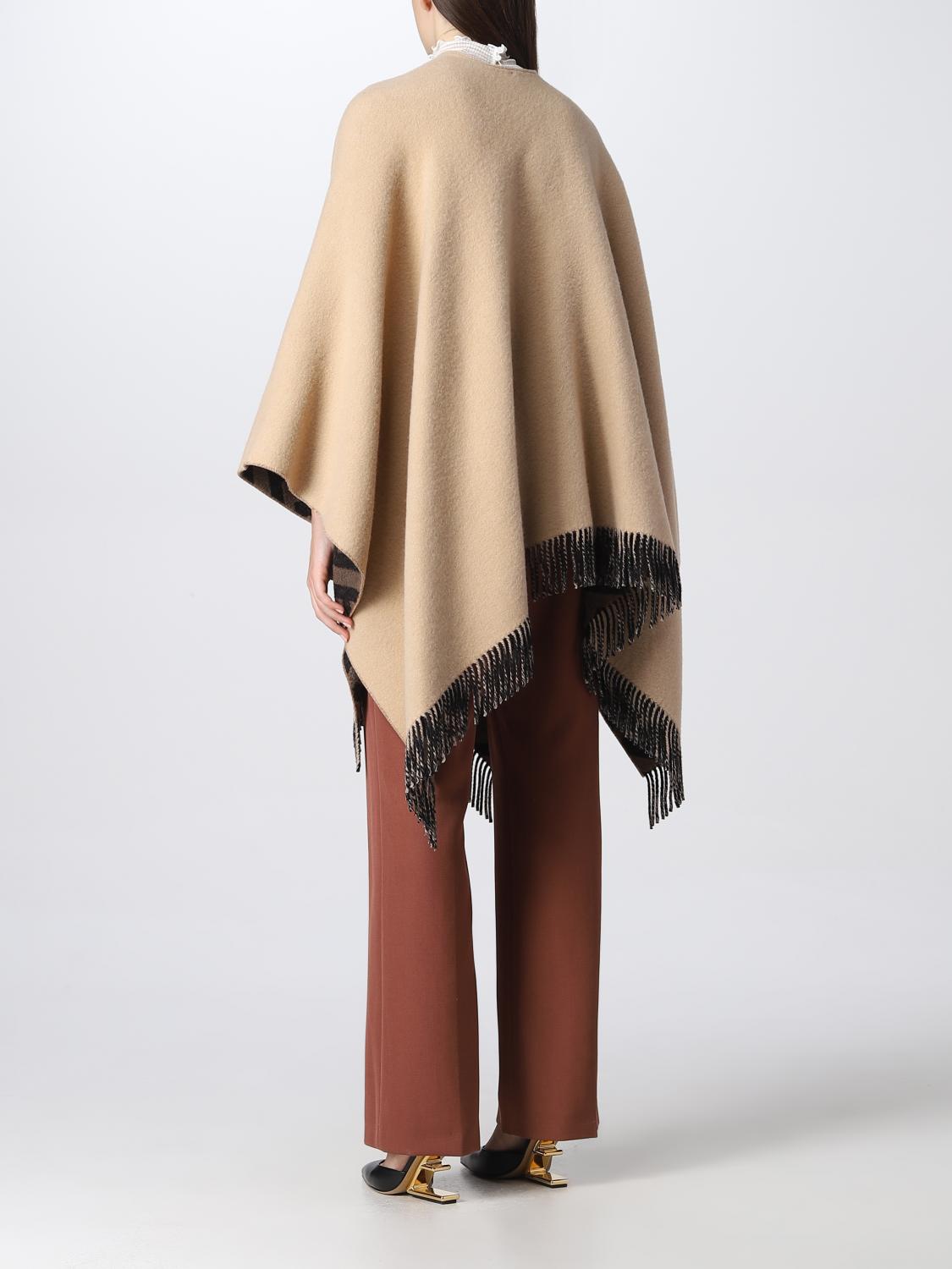 FENDI CAPA: Capa mujer Fendi, Tabaco - Img 3