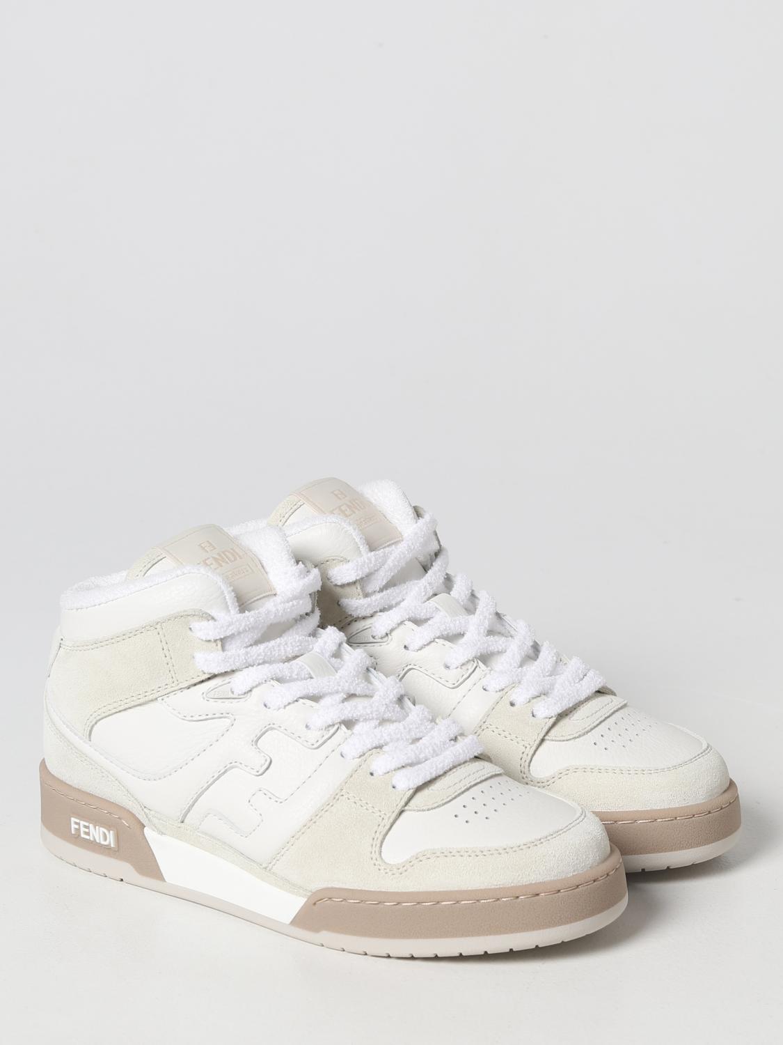 FENDI TRAINERS: Shoes women Fendi, White - Img 2