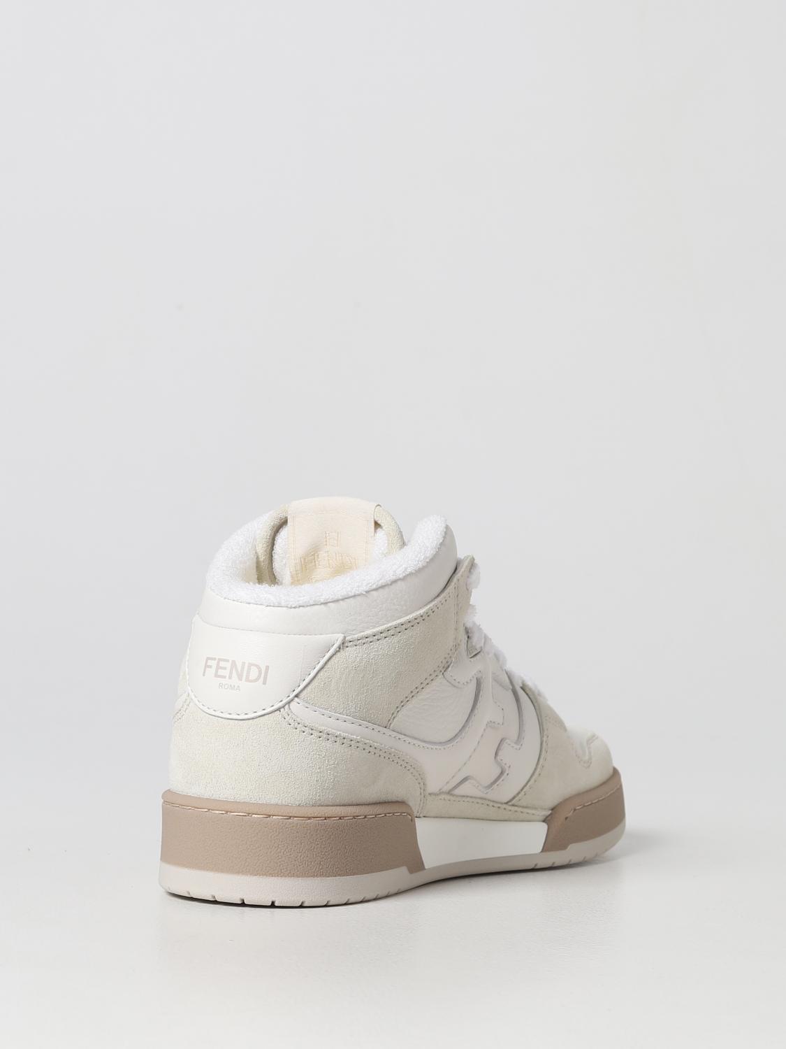 FENDI TRAINERS: Shoes women Fendi, White - Img 3