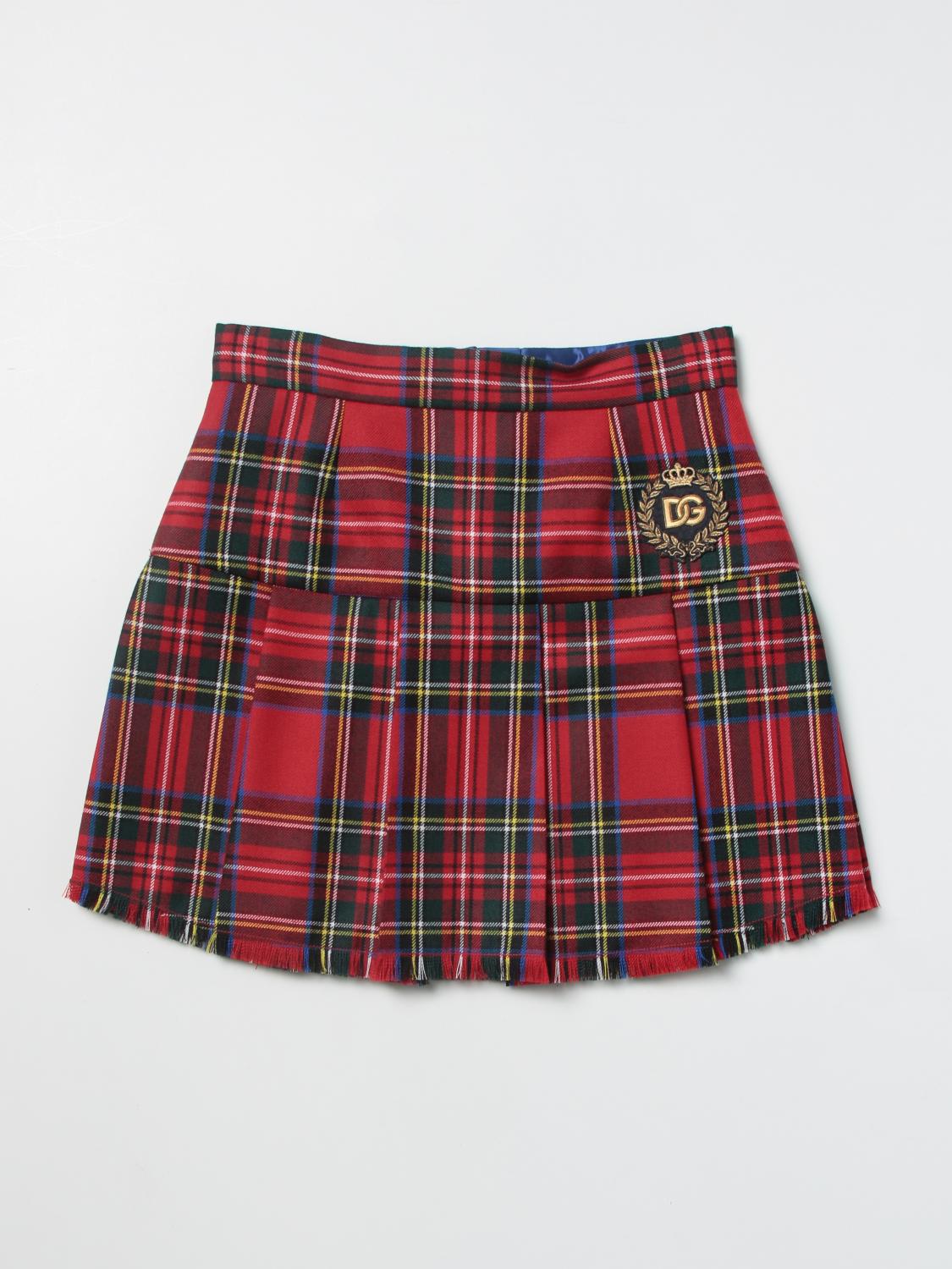 DOLCE & GABBANA FALDA: Falda niños Dolce & Gabbana, Rojo - Img 1