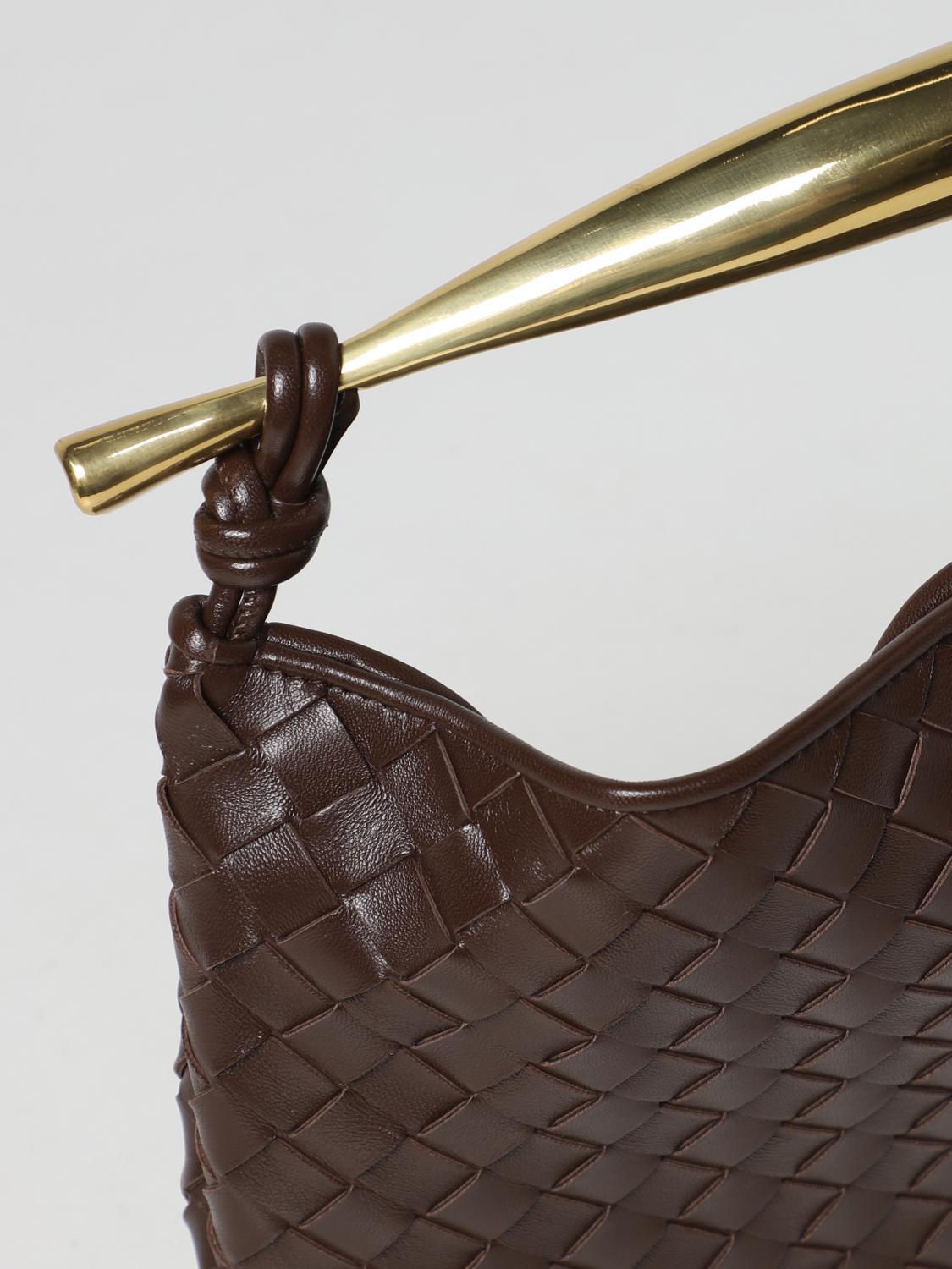 BOTTEGA VENETA BOLSO DE MANO: Bolso de hombro mujer Bottega Veneta, Marrón - Img 3