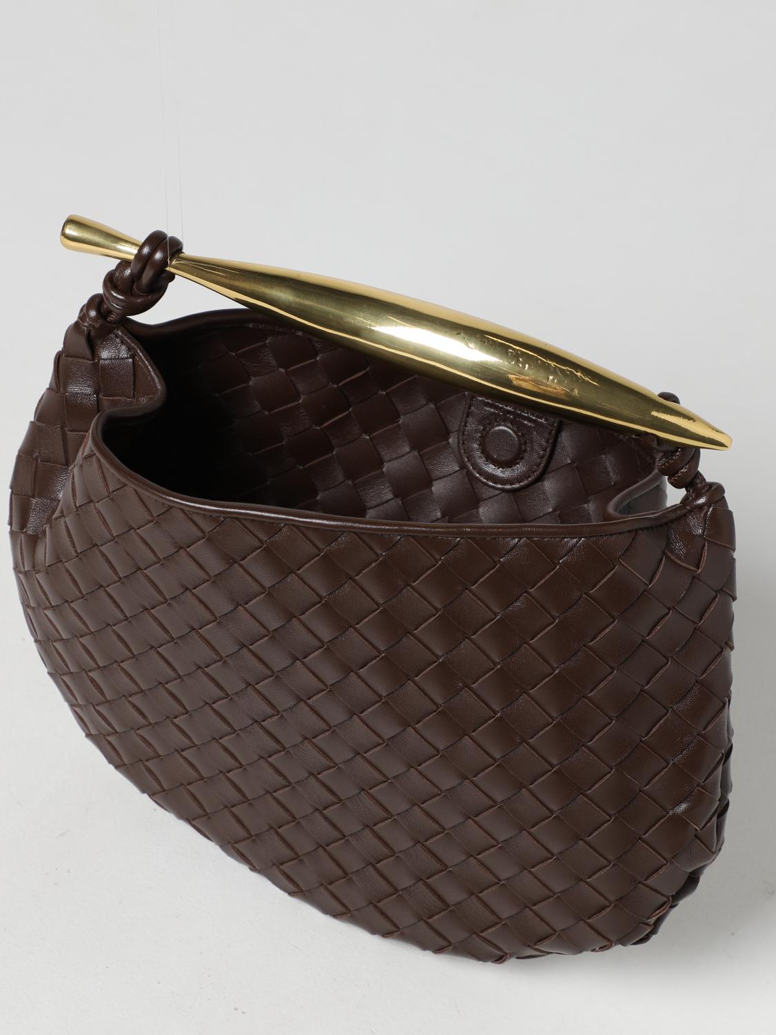 BOTTEGA VENETA BOLSO DE MANO: Bolso de hombro mujer Bottega Veneta, Marrón - Img 4