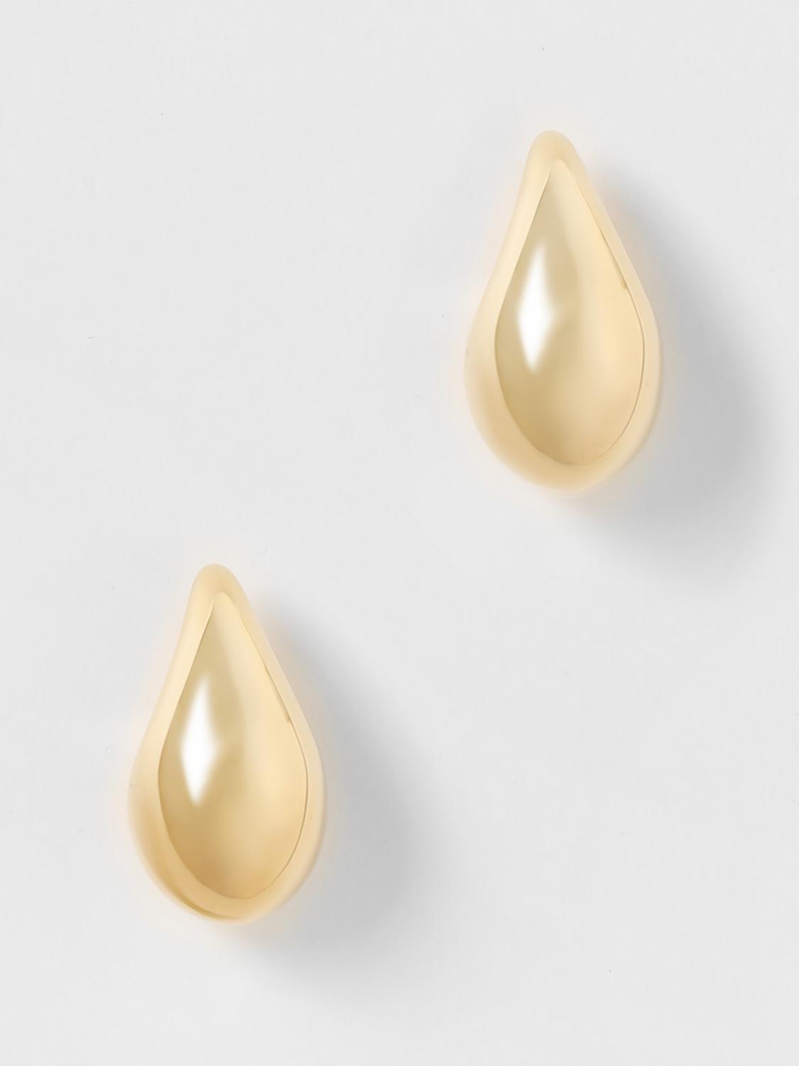 BOTTEGA VENETA: Orecchini Drop in argento 925 - Oro | Gioielli Bottega BOTTEGA VENETA: Orecchini Drop in argento 925 - Oro | Gioielli Bottega