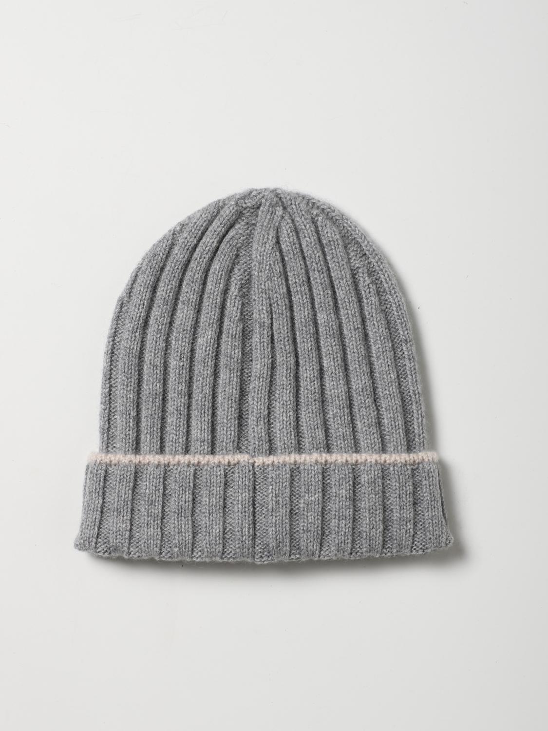 BRUNELLO CUCINELLI HUT: Brunello Cucinelli Herren Hut, Grau - Img 2