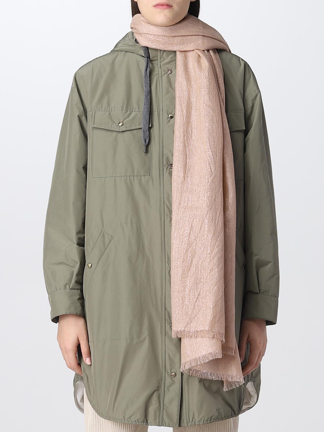 BRUNELLO CUCINELLI SCIARPA: Sciarpa Sparkling Brunello Cucinelli in cashmere e seta, Rosa - Img 2