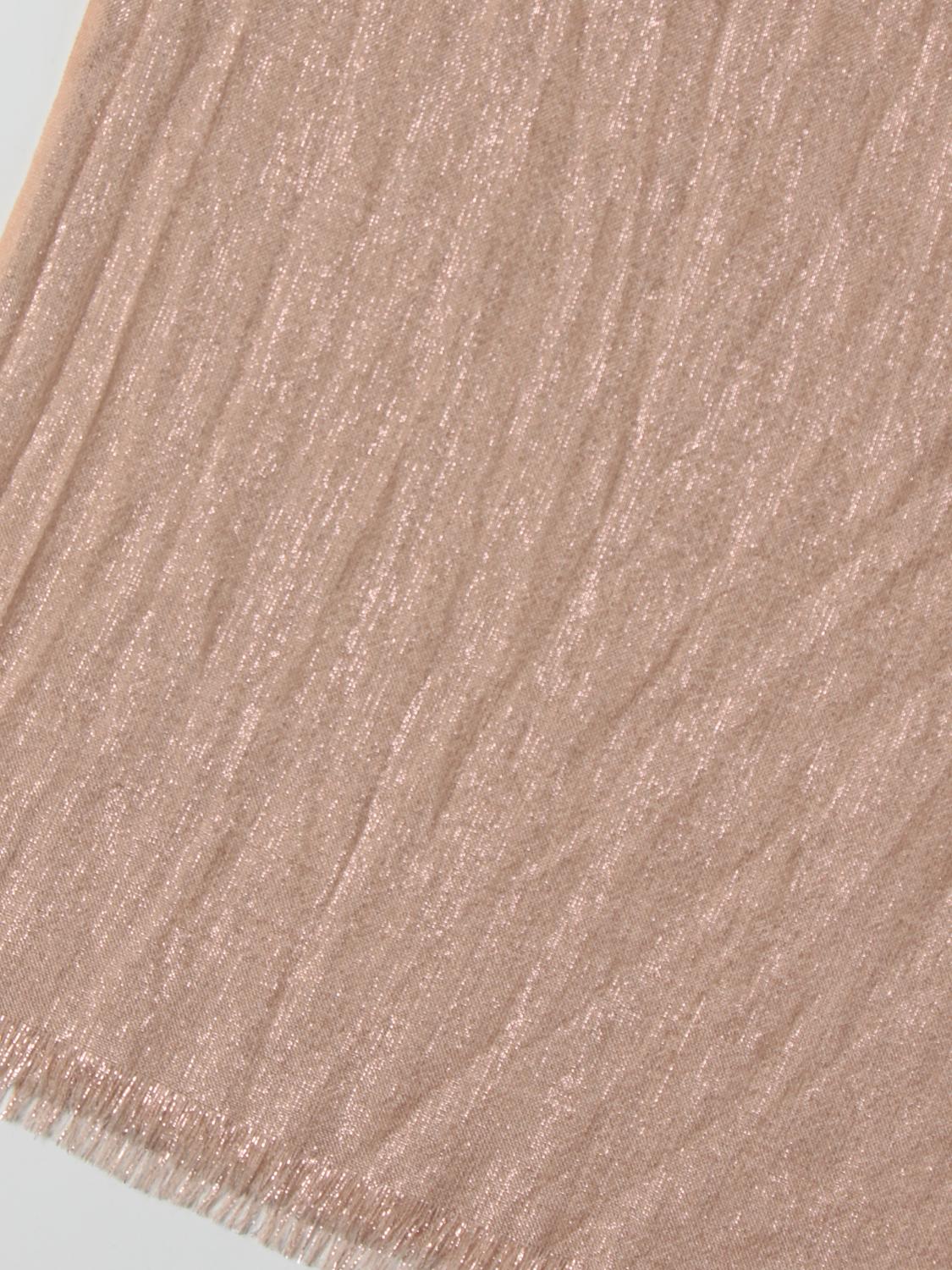 BRUNELLO CUCINELLI SCIARPA: Sciarpa Sparkling Brunello Cucinelli in cashmere e seta, Rosa - Img 3