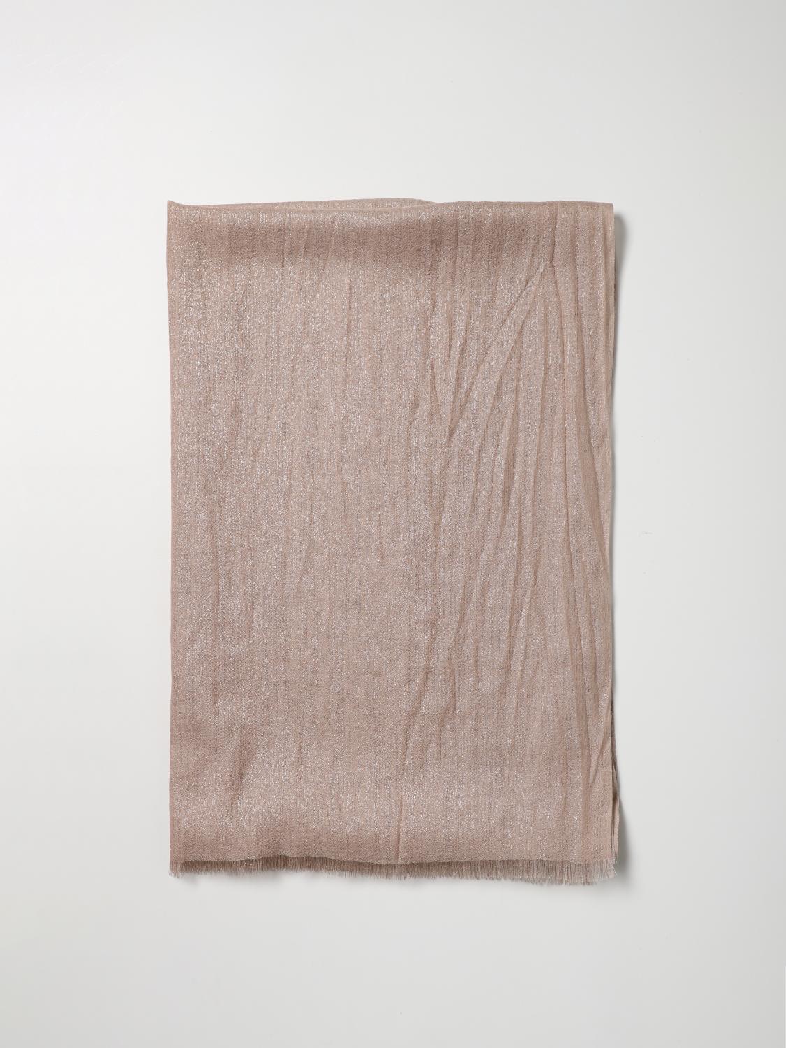 BRUNELLO CUCINELLI SCIARPA: Sciarpa Sparkling Brunello Cucinelli in cashmere e seta, Burro - Img 1