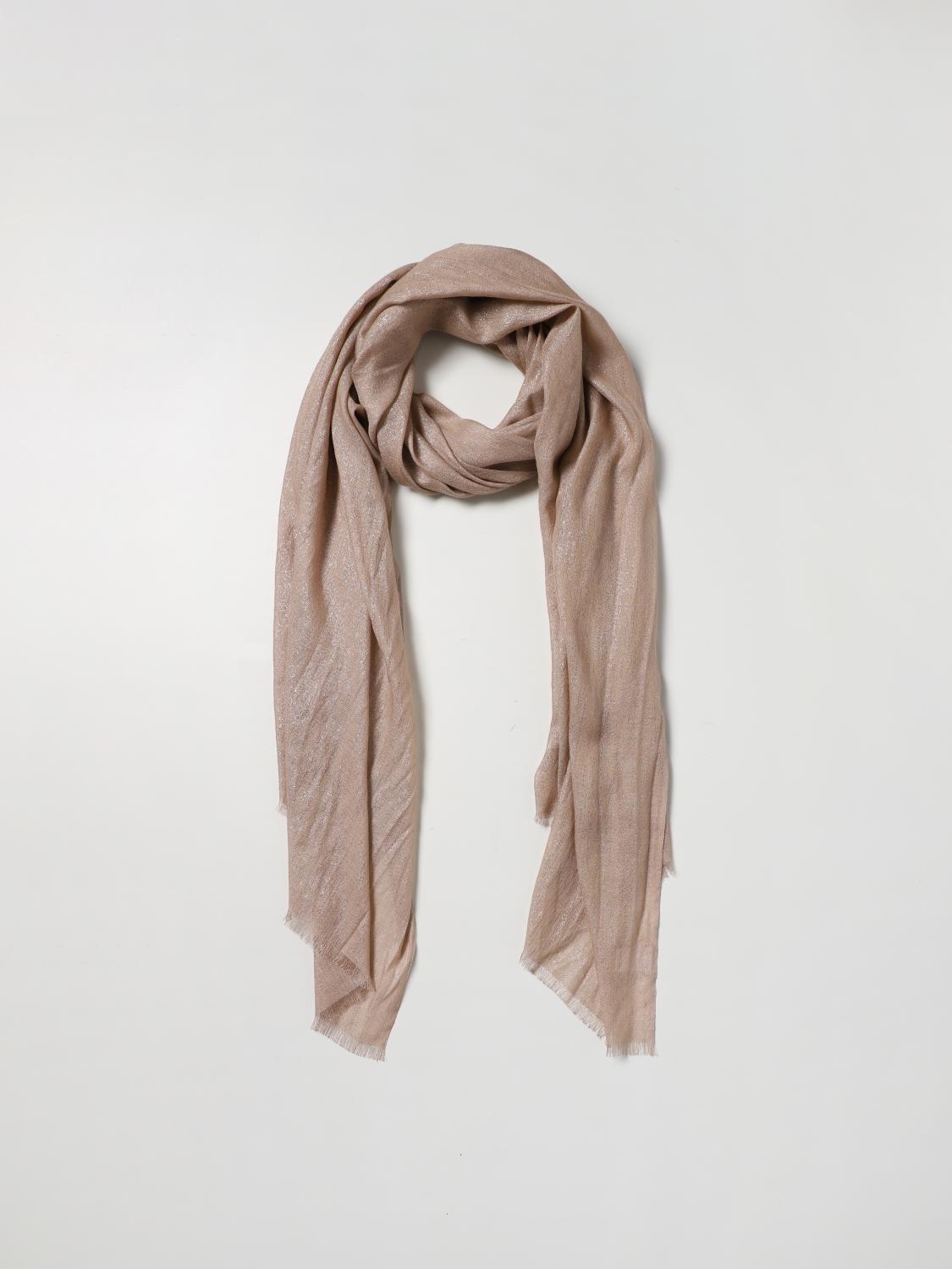 BRUNELLO CUCINELLI SCIARPA: Sciarpa Sparkling Brunello Cucinelli in cashmere e seta, Burro - Img 2