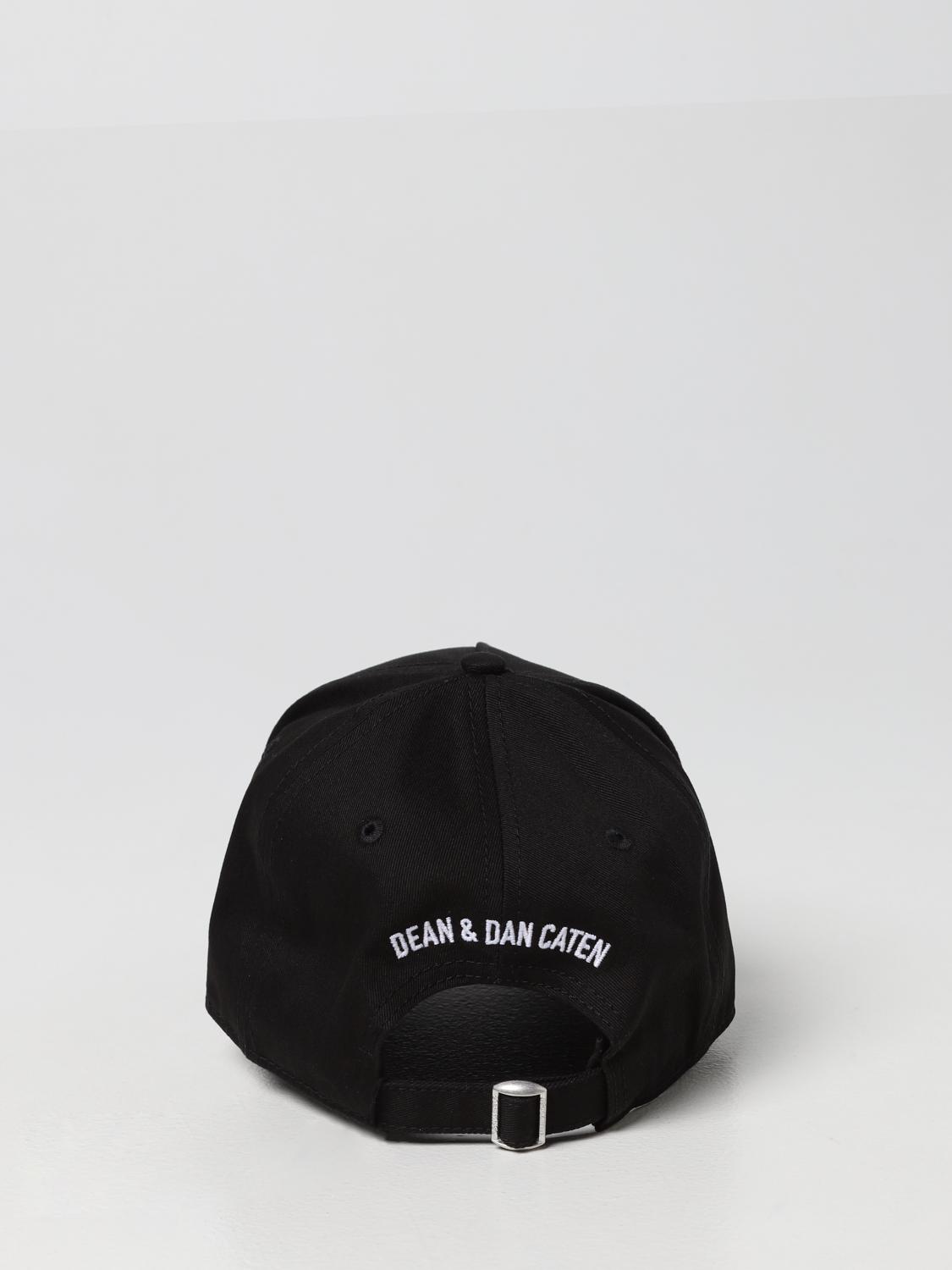 DSQUARED2 HAT: Hat men Dsquared2, Black - Img 3