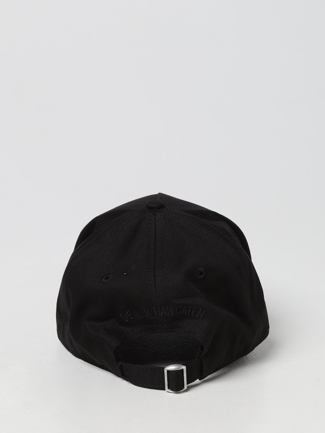DSQUARED2 HAT: Hat men Dsquared2, Black 1 - Img 3