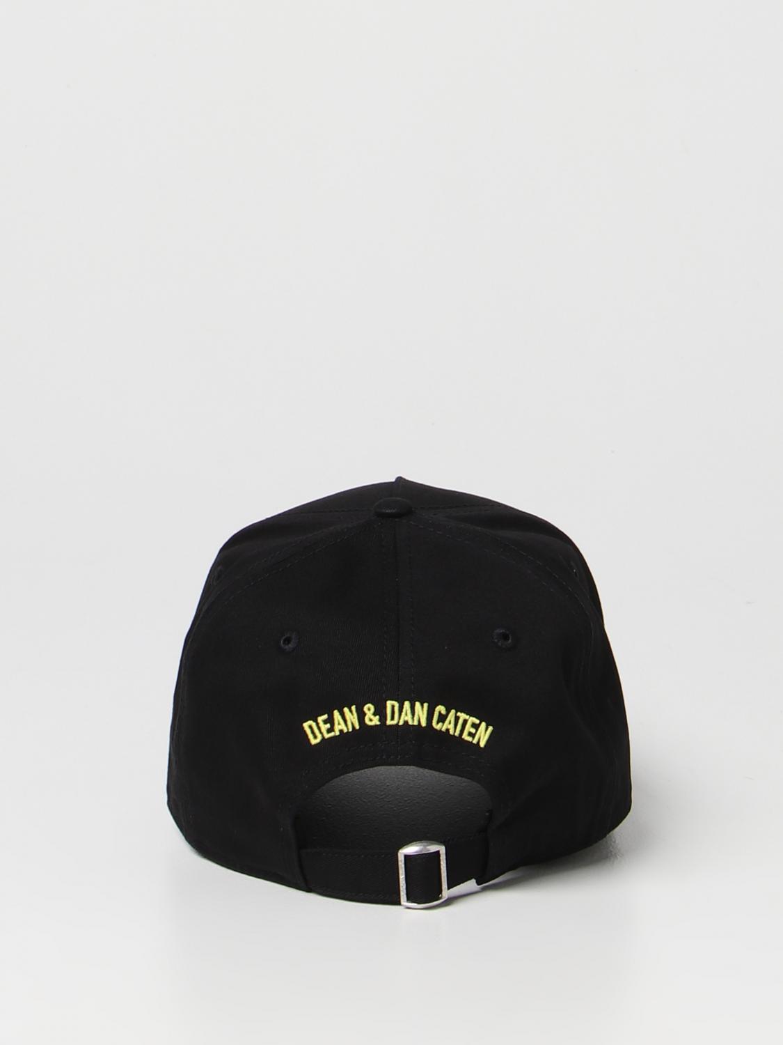 DSQUARED2 HAT: Hat men Dsquared2, Black 2 - Img 3