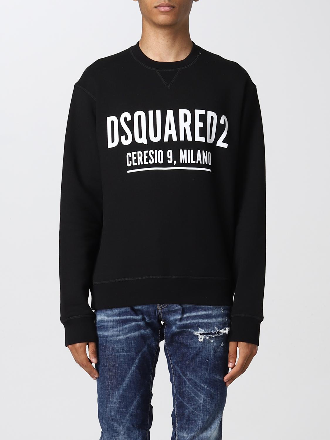 Dsquared2 Felpa con zip e cappuccio DQ1813-D0A4I