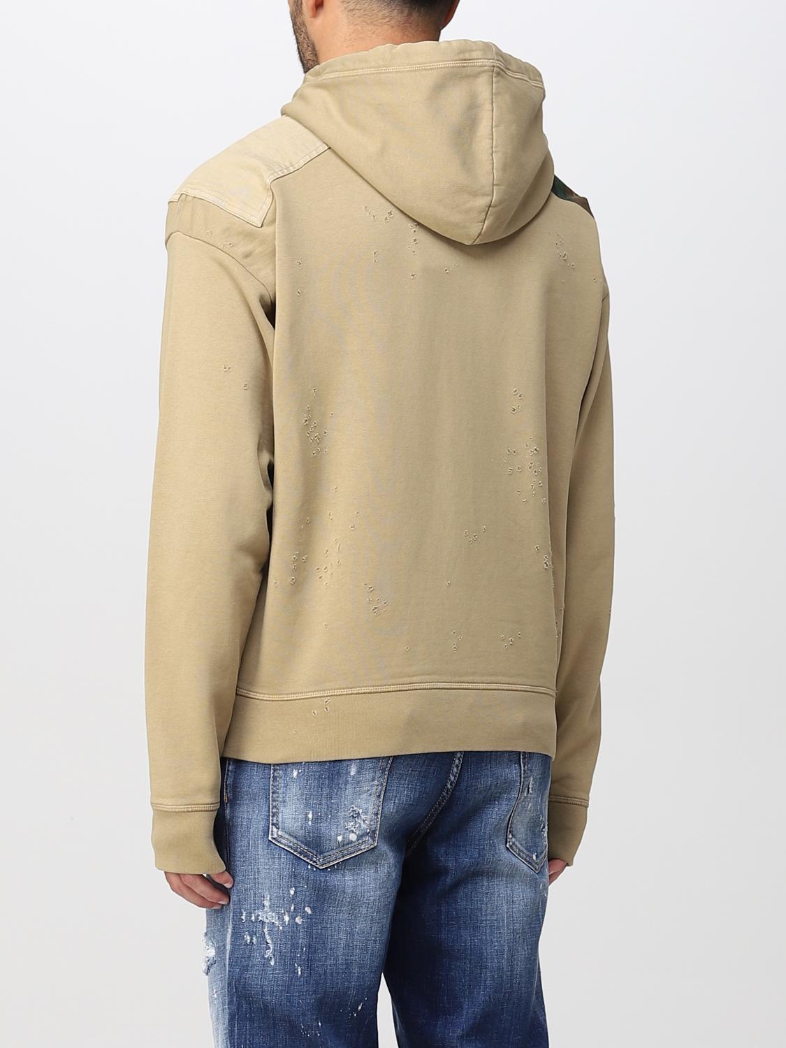 DSQUARED2 SUDADERA: Sudadera hombre Dsquared2, Beige - Img 3
