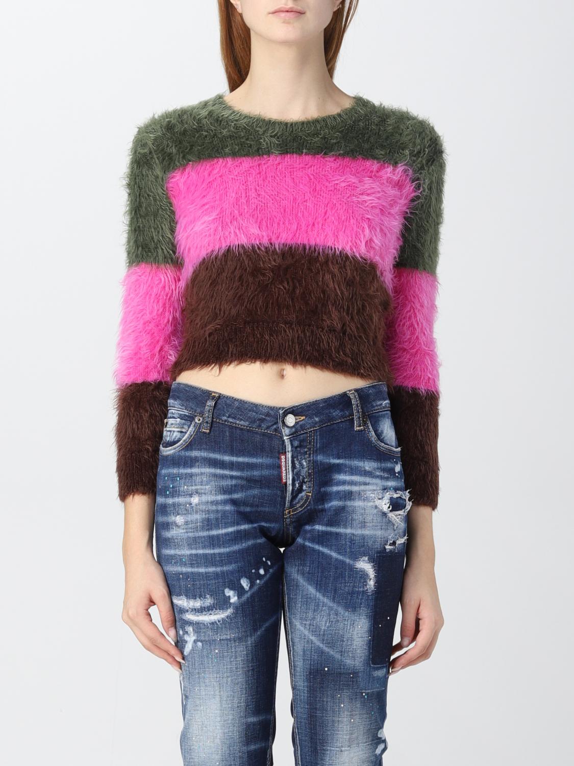 DSQUARED2 PULL: Pull femme Dsquared2, Fuchsia - Img 1