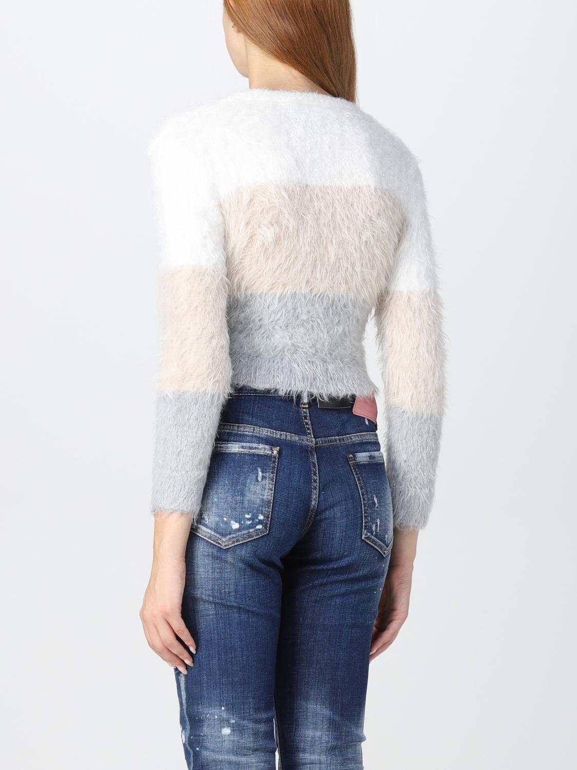 DSQUARED2 PULLOVER: Dsquared2 Damen Pullover, Yellow Cream - Img 3