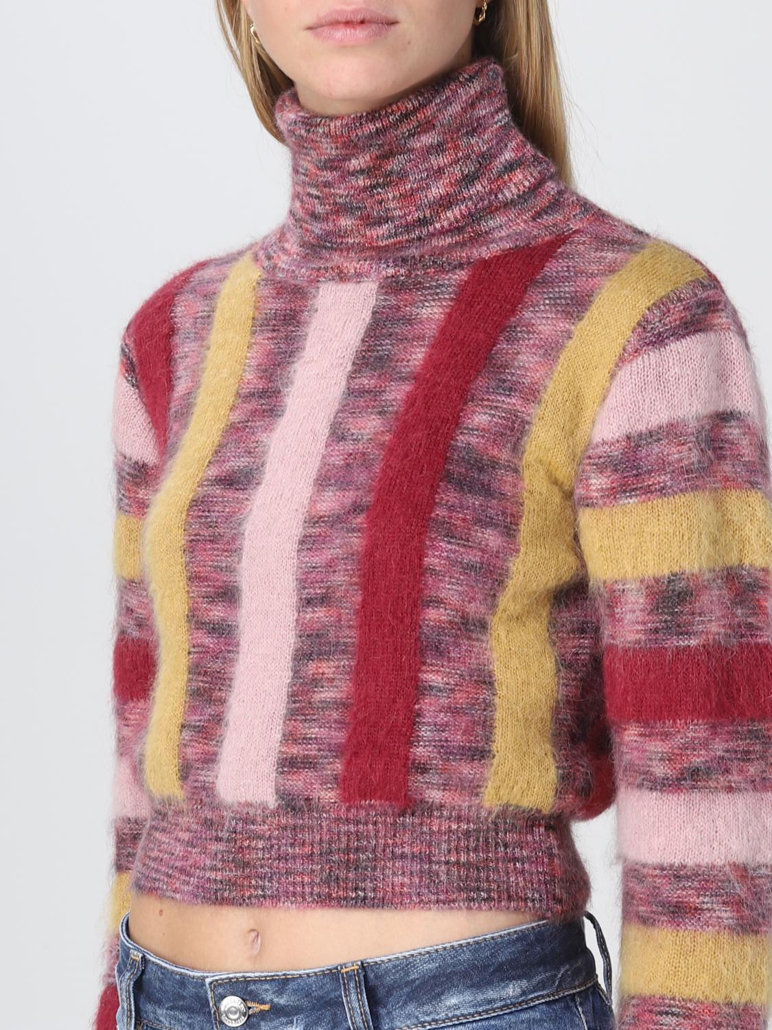 DSQUARED2 PULLOVER: Dsquared2 Damen Pullover, Fuchsia - Img 4