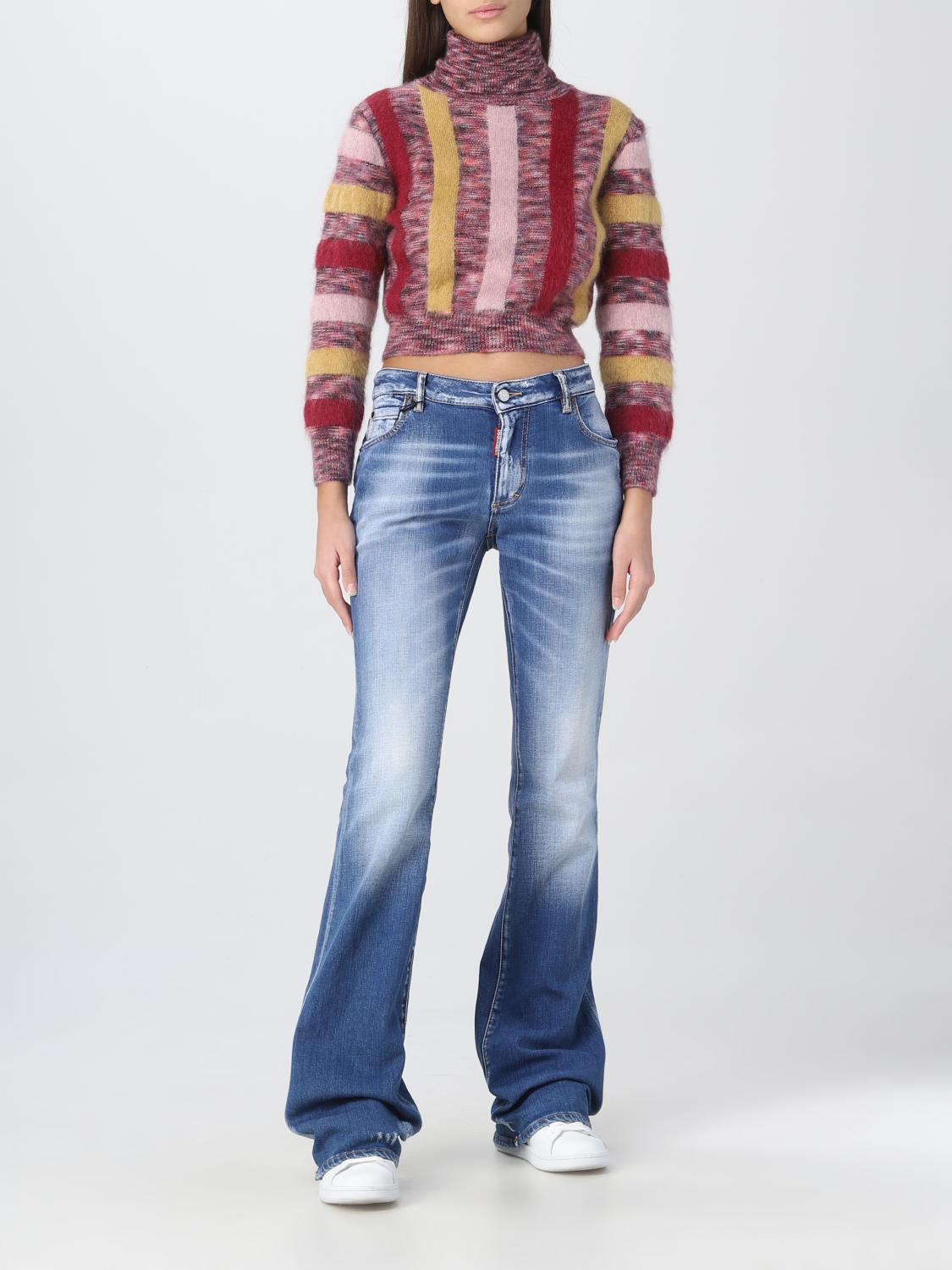 DSQUARED2 PULL: Pull femme Dsquared2, Jaune Crème - Img 2