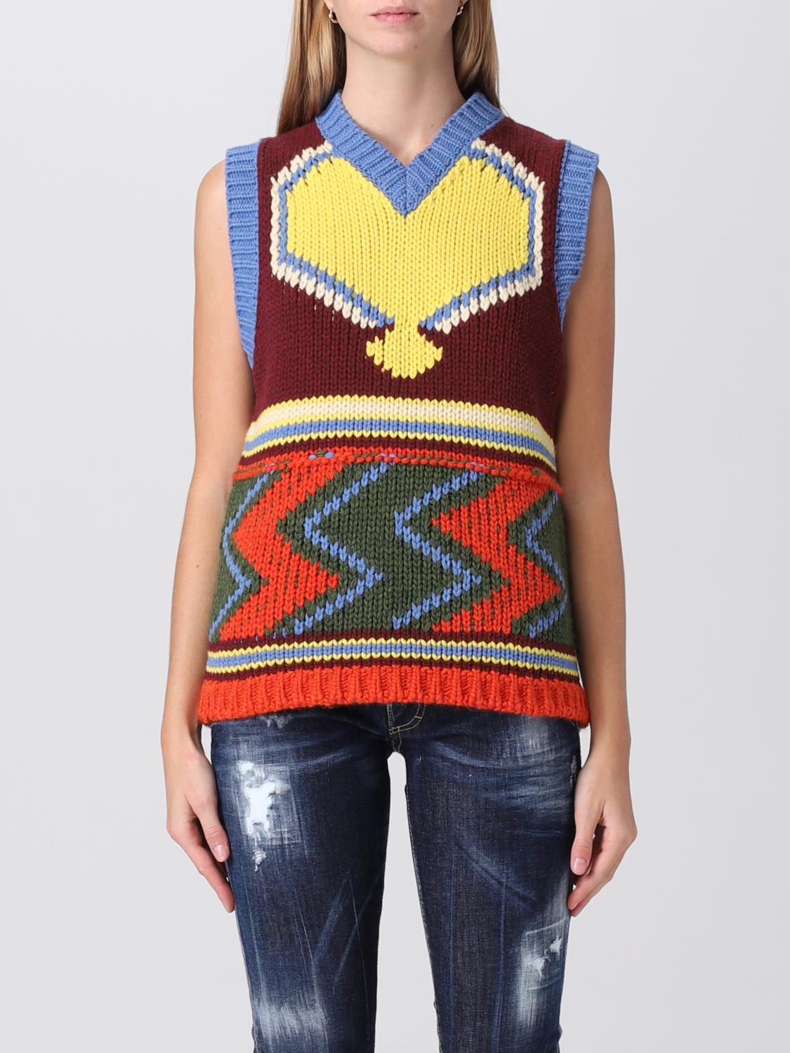 DSQUARED2 PULL: Pull femme Dsquared2, Multicolore - Img 1