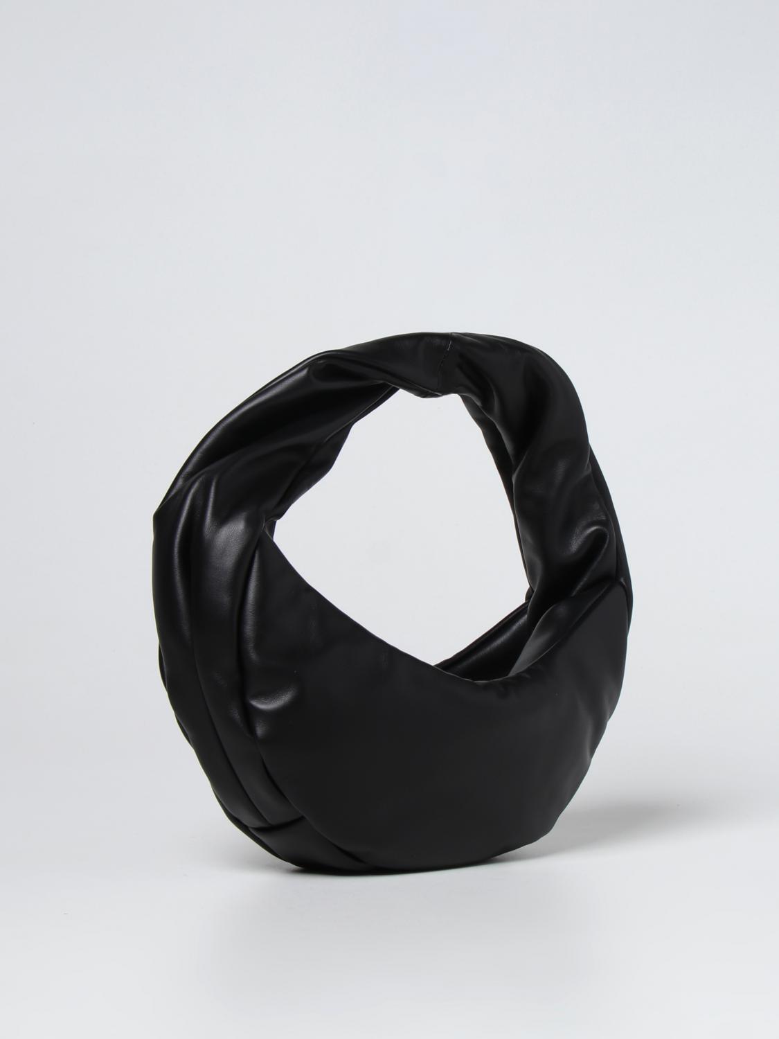 REE PROJECTS BORSA A SPALLA: Borsa a spalla Ree Projects in pelle, Nero - Img 2