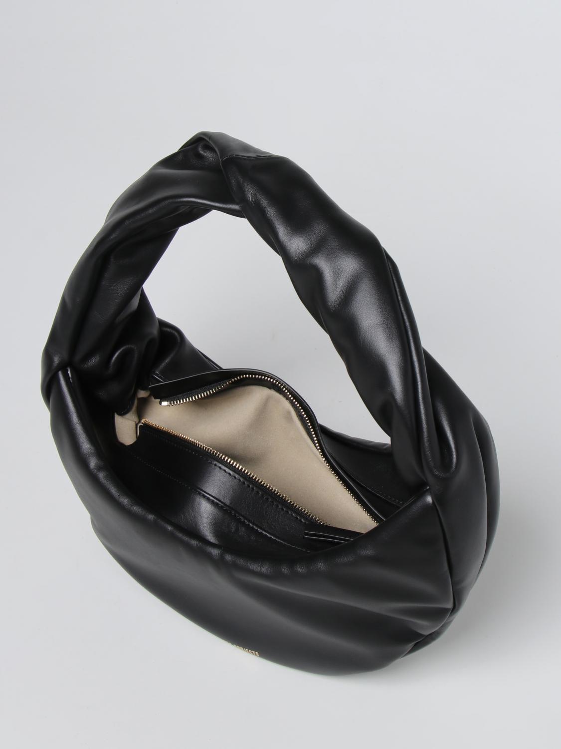 REE PROJECTS BORSA A SPALLA: Borsa a spalla Ree Projects in pelle, Nero - Img 3