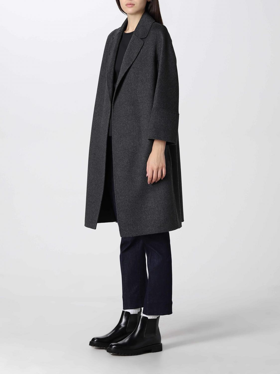 S MAX MARA：コート レディース S Max Mara - チャコール