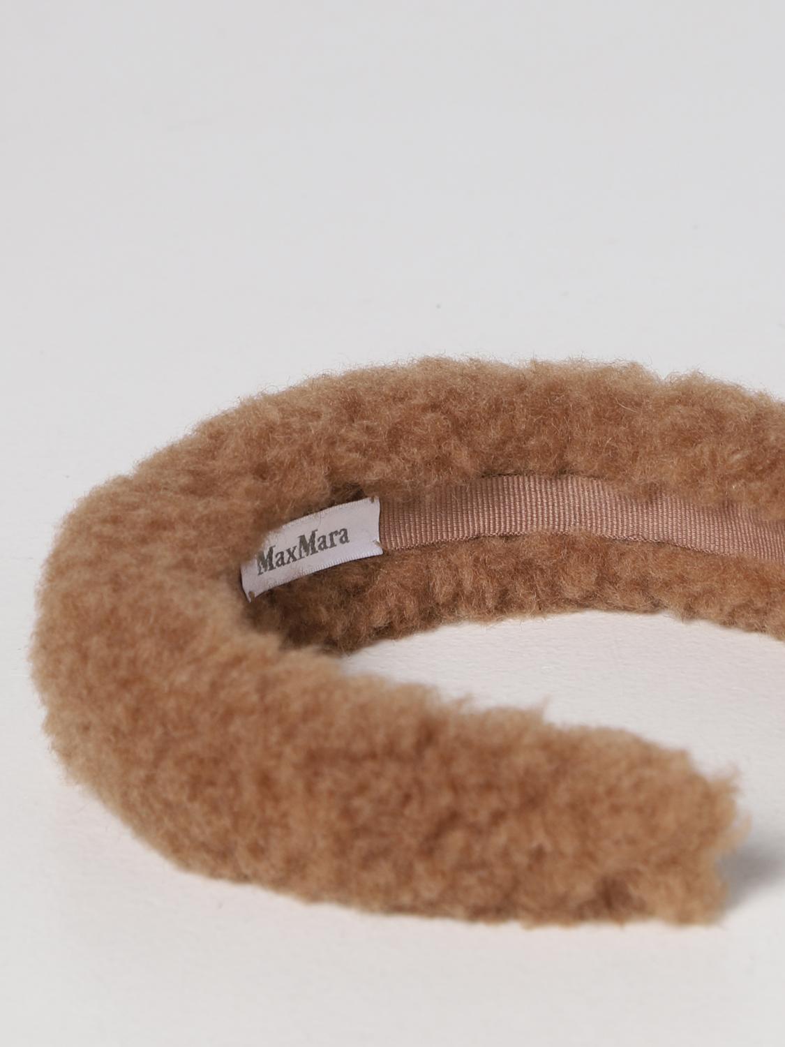 Max Mara Hair accessory women - Camel | 47561529600 | GIGLIO.COM display picture 3