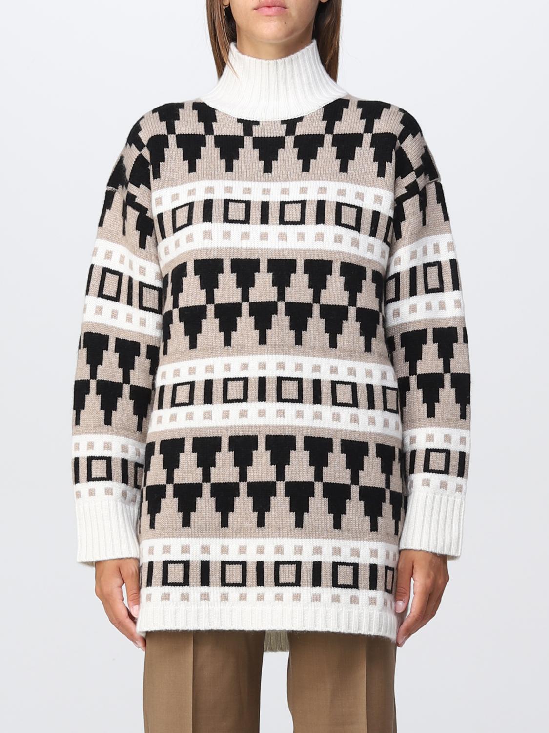 MAX MARA ROBE: Robes femme Max Mara, Ivoir - Img 1