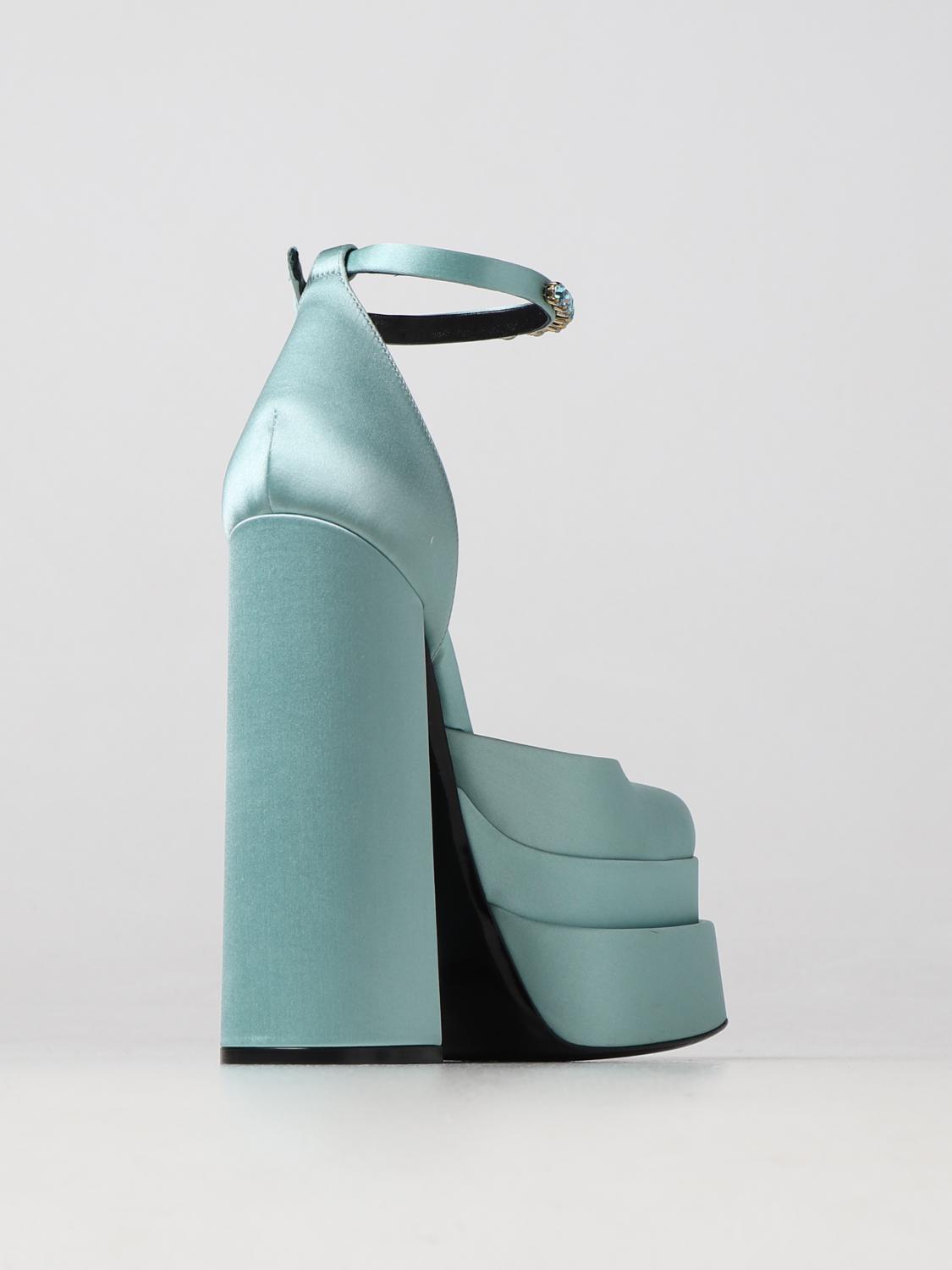 VERSACE ABSATZSCHUHE: Versace Damen Absatzschuhe, Blau - Img 3