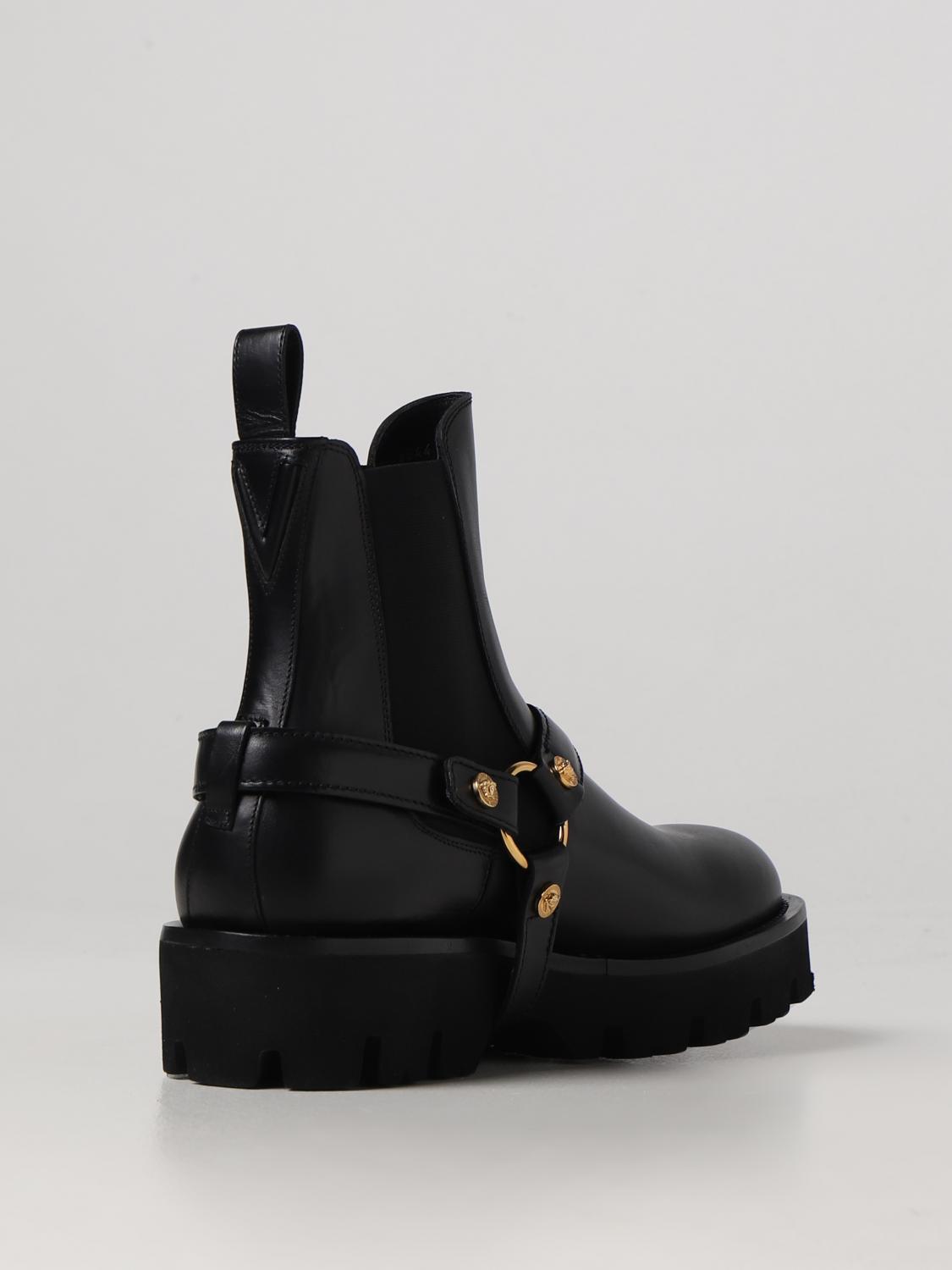 VERSACE BOOT: Shoes men Versace, Black - Img 3
