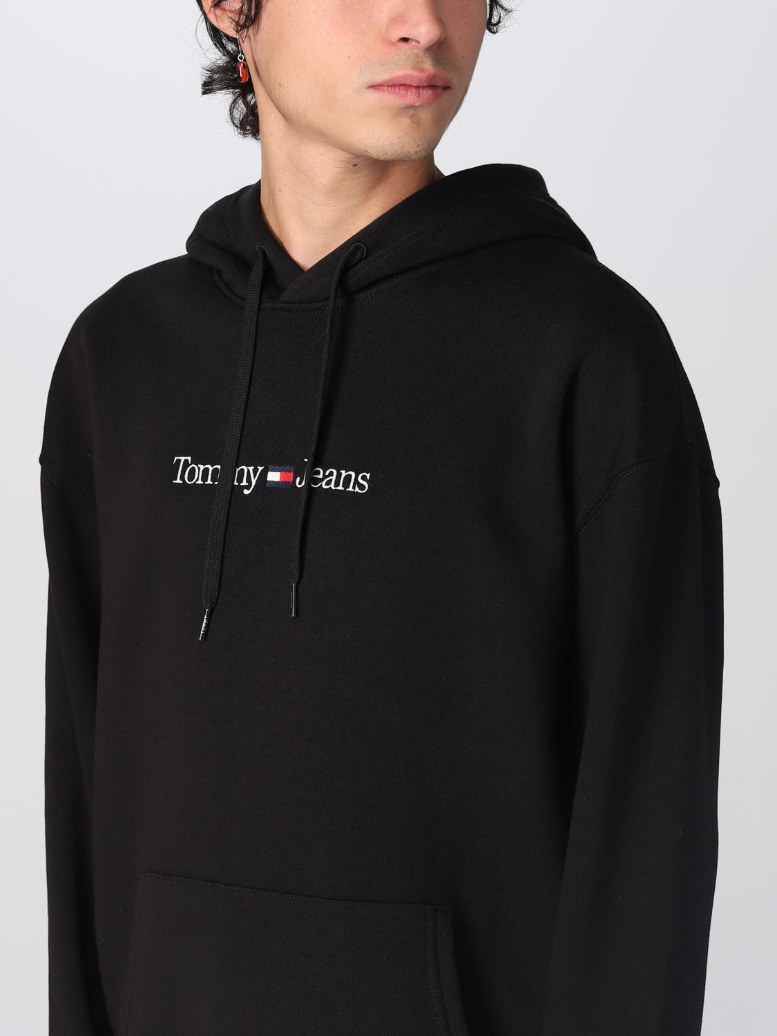 TOMMY JEANS SWEATSHIRT: Sweatshirt men Tommy Hilfiger, Black - Img 4