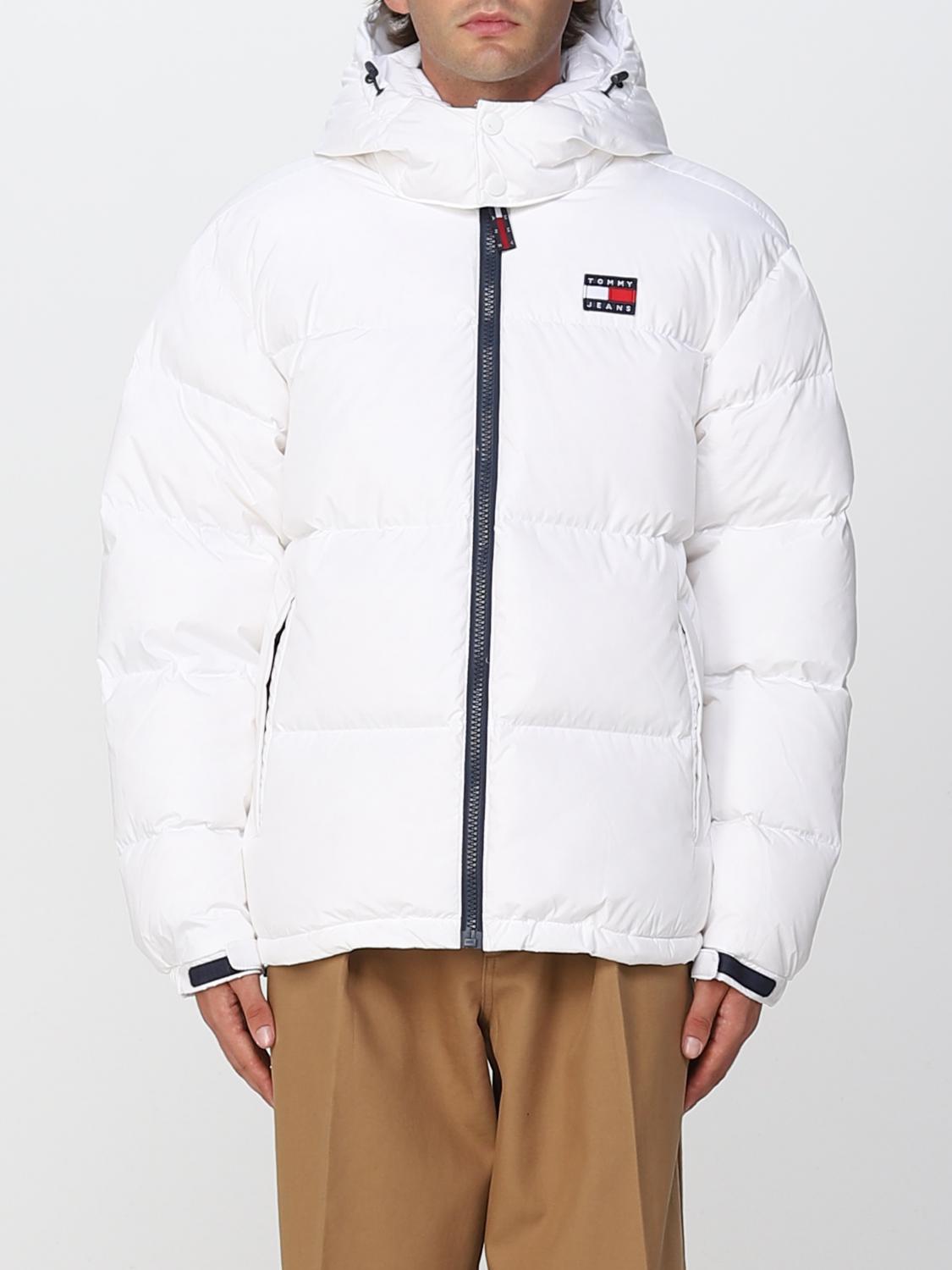 Tommy Jeans Tommy Hilfiger White Puffer TOMMY JEANS: Jacket Men