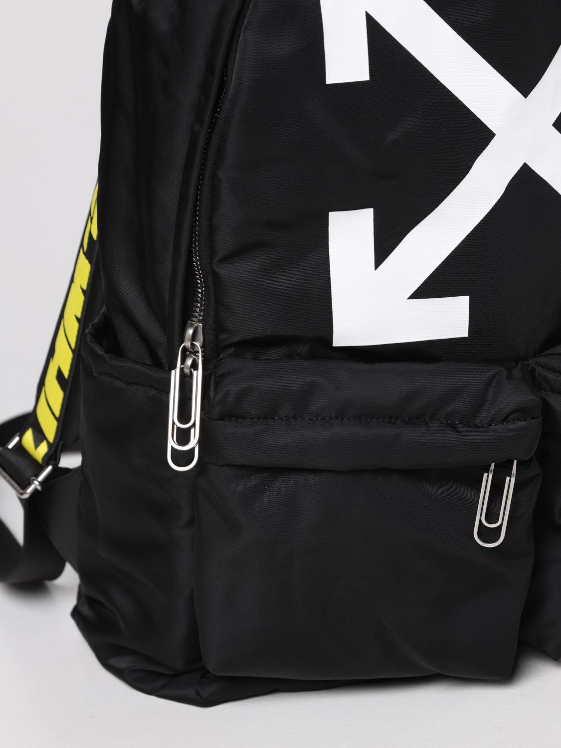 OFF-WHITE: Bags men - Black | Off-White backpack OMNB003F22FAB003