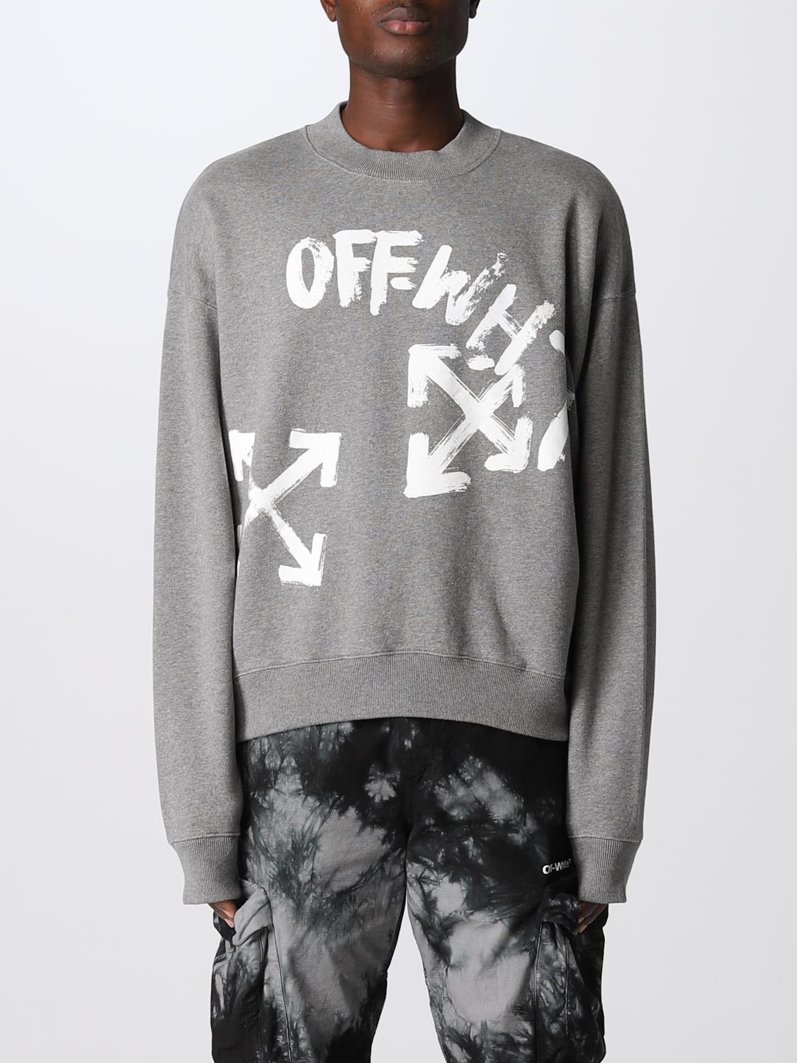 OFF-WHITE SWEATSHIRT: Sweatshirt men Off-white, Grey - Img 1
