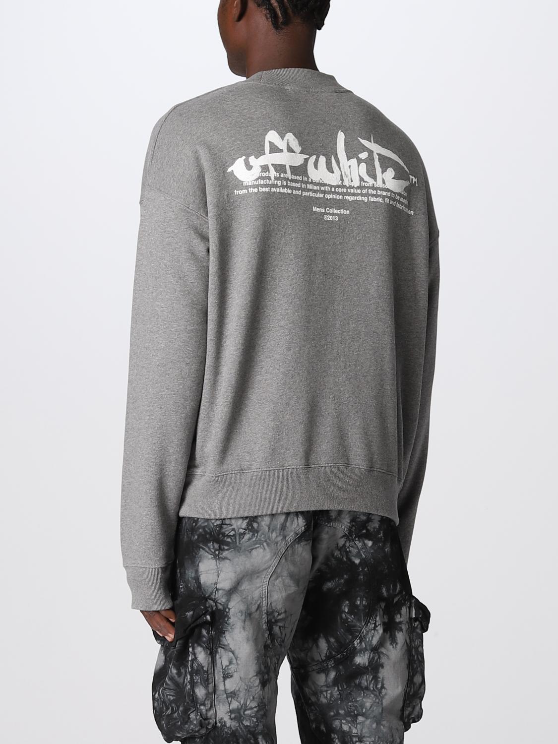 OFF-WHITE SWEATSHIRT: Sweatshirt men Off-white, Grey - Img 3