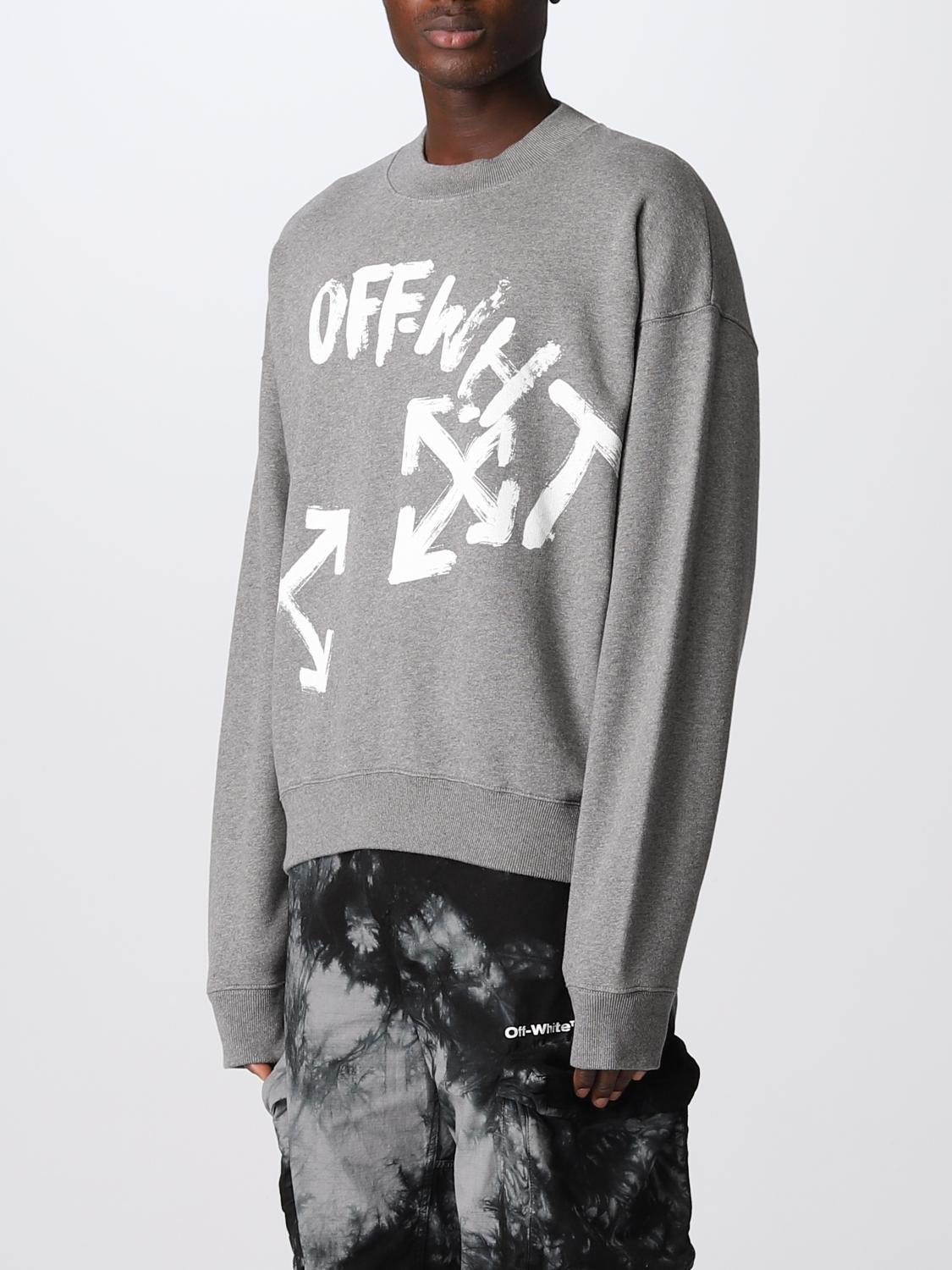 OFF-WHITE SWEATSHIRT: Sweatshirt men Off-white, Grey - Img 4