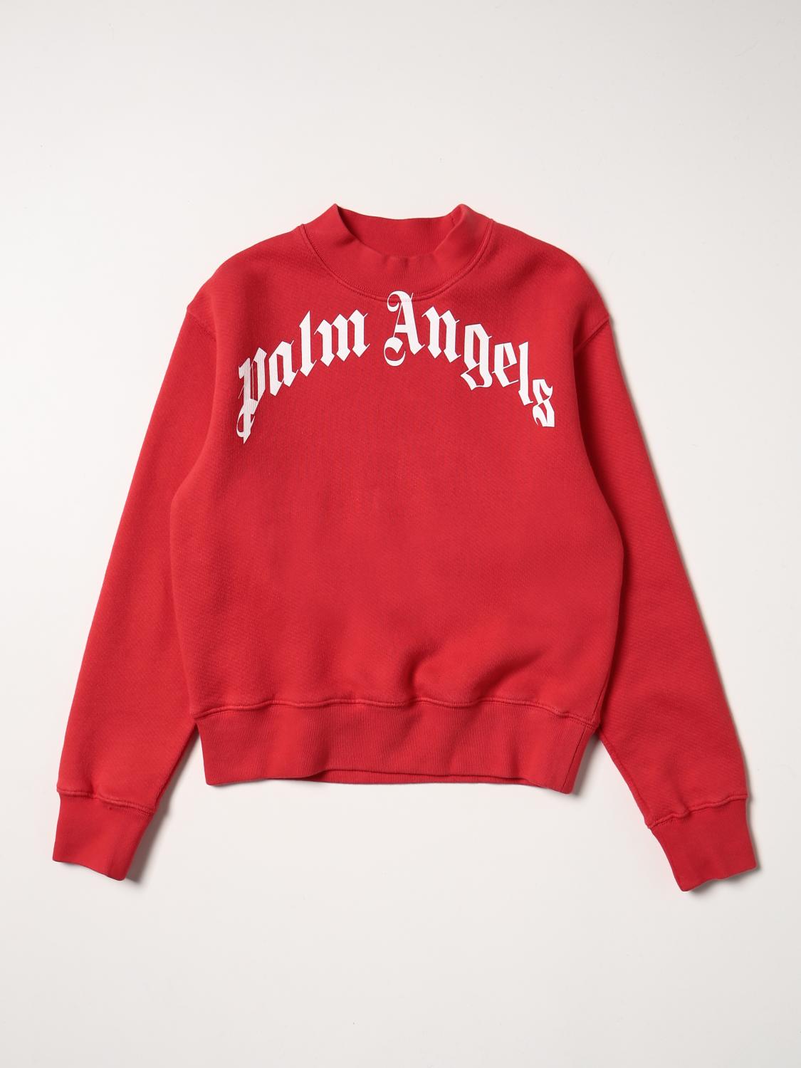 Palm Angels Baby Boys Sweater In Beige