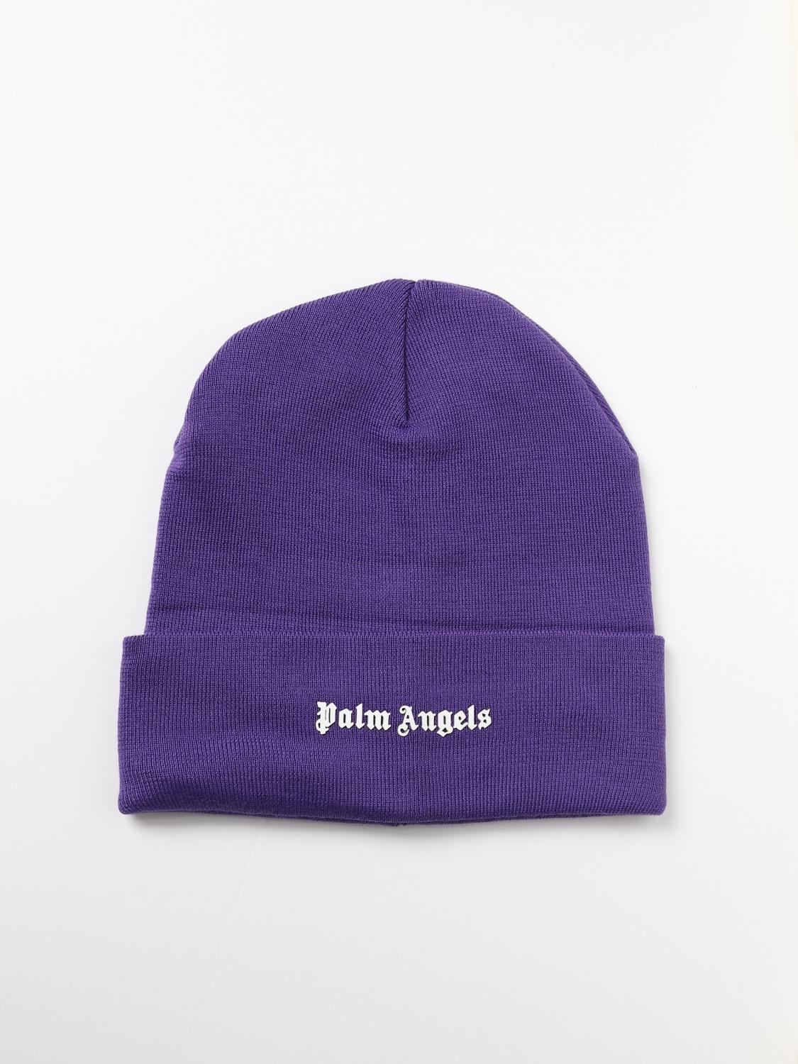 Cappello Palm Angels con logo Viola