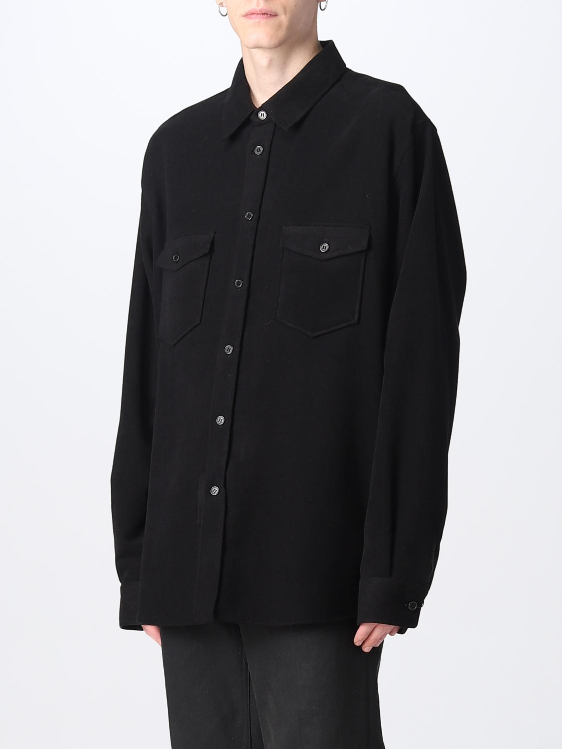 SAINT LAURENT: Shirt men - Black | Saint Laurent shirt 713874Y1F43