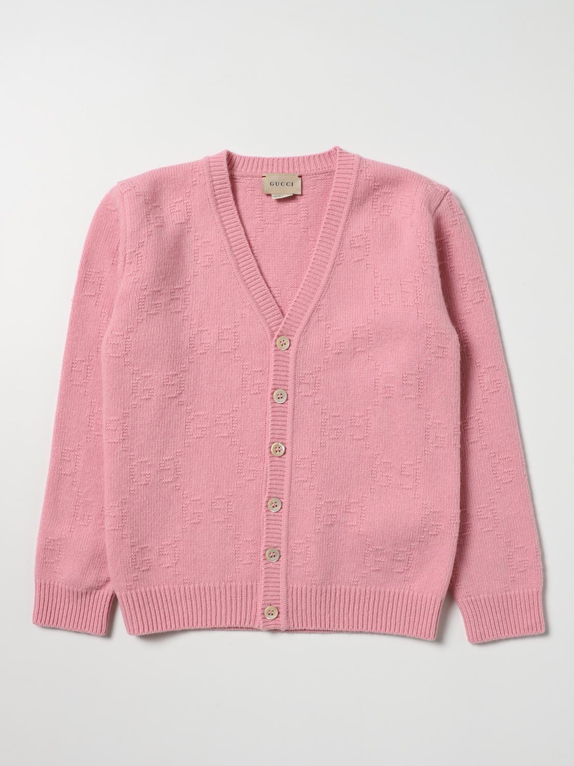 Cardigan Pink Gucci Logo Sweater Womens Guccighost Women's Sweater