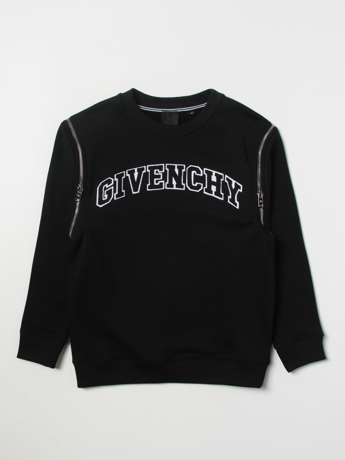 GIVENCHY PULLOVER: Givenchy Jungen Pullover, Schwarz - Img 1