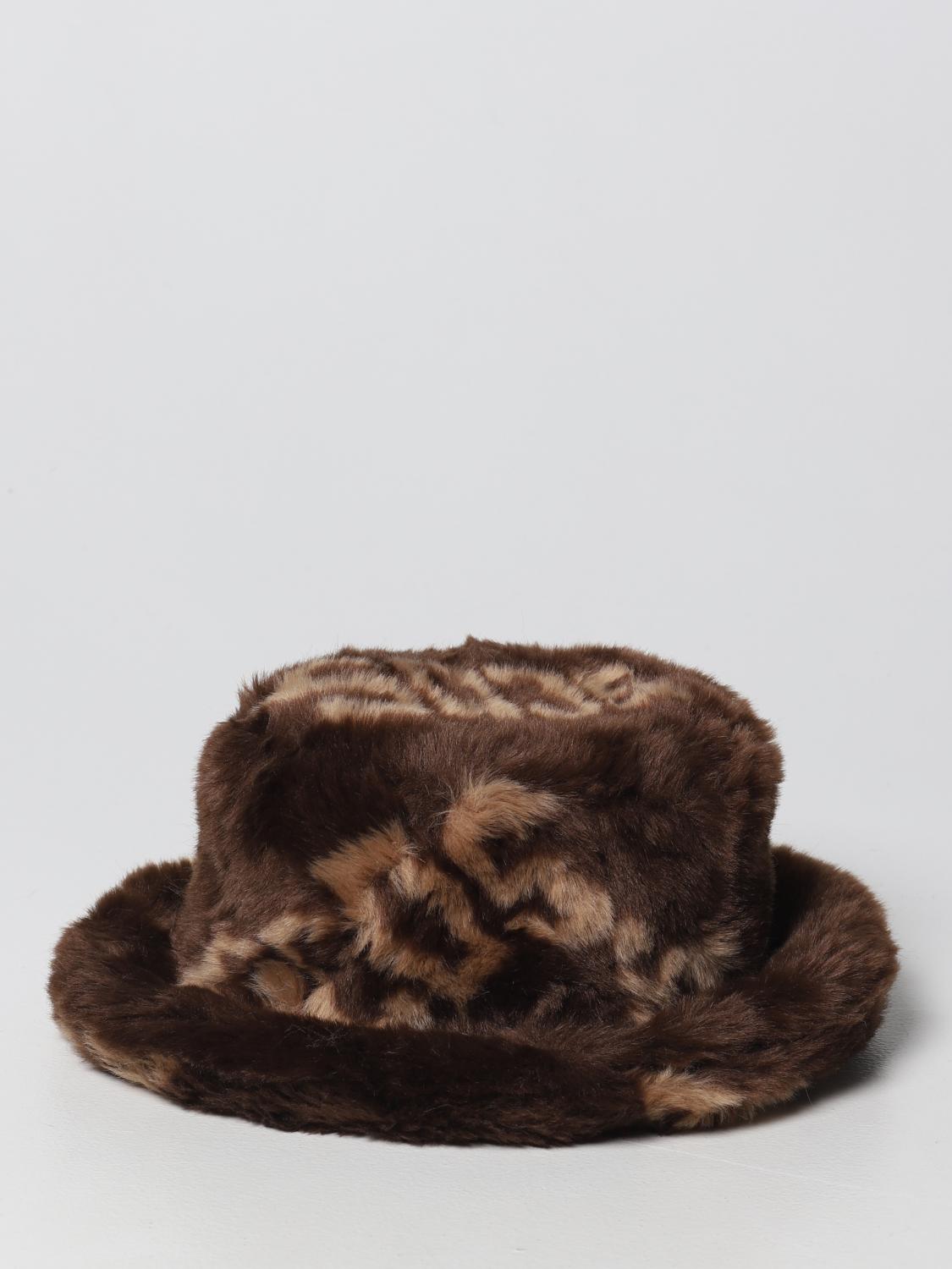 Bucket Hat Cappello Gcds Donna GCDS: Cappello In Pelliccia